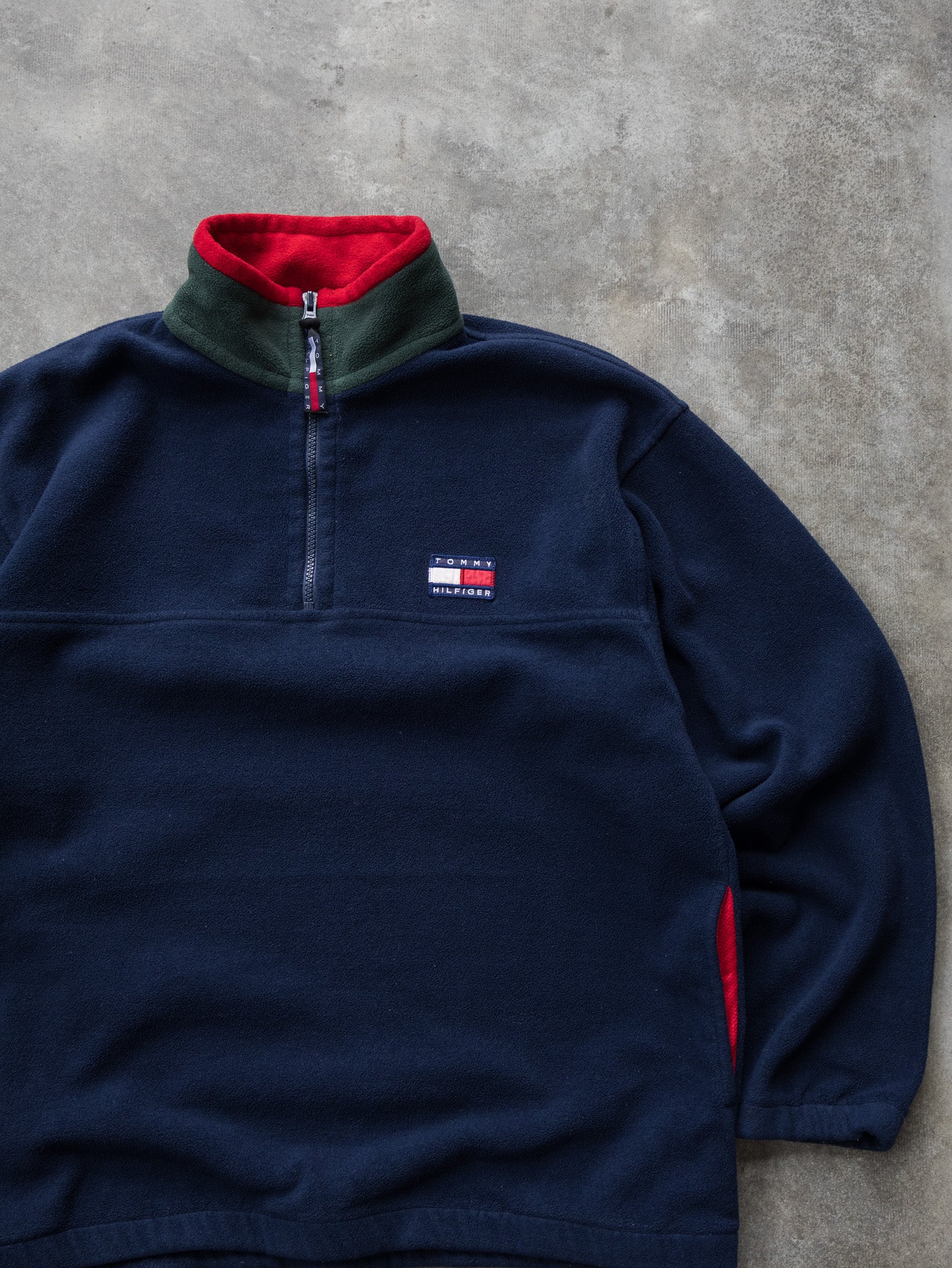 Vintage Navy Tommy Hilfiger Fleece (S)