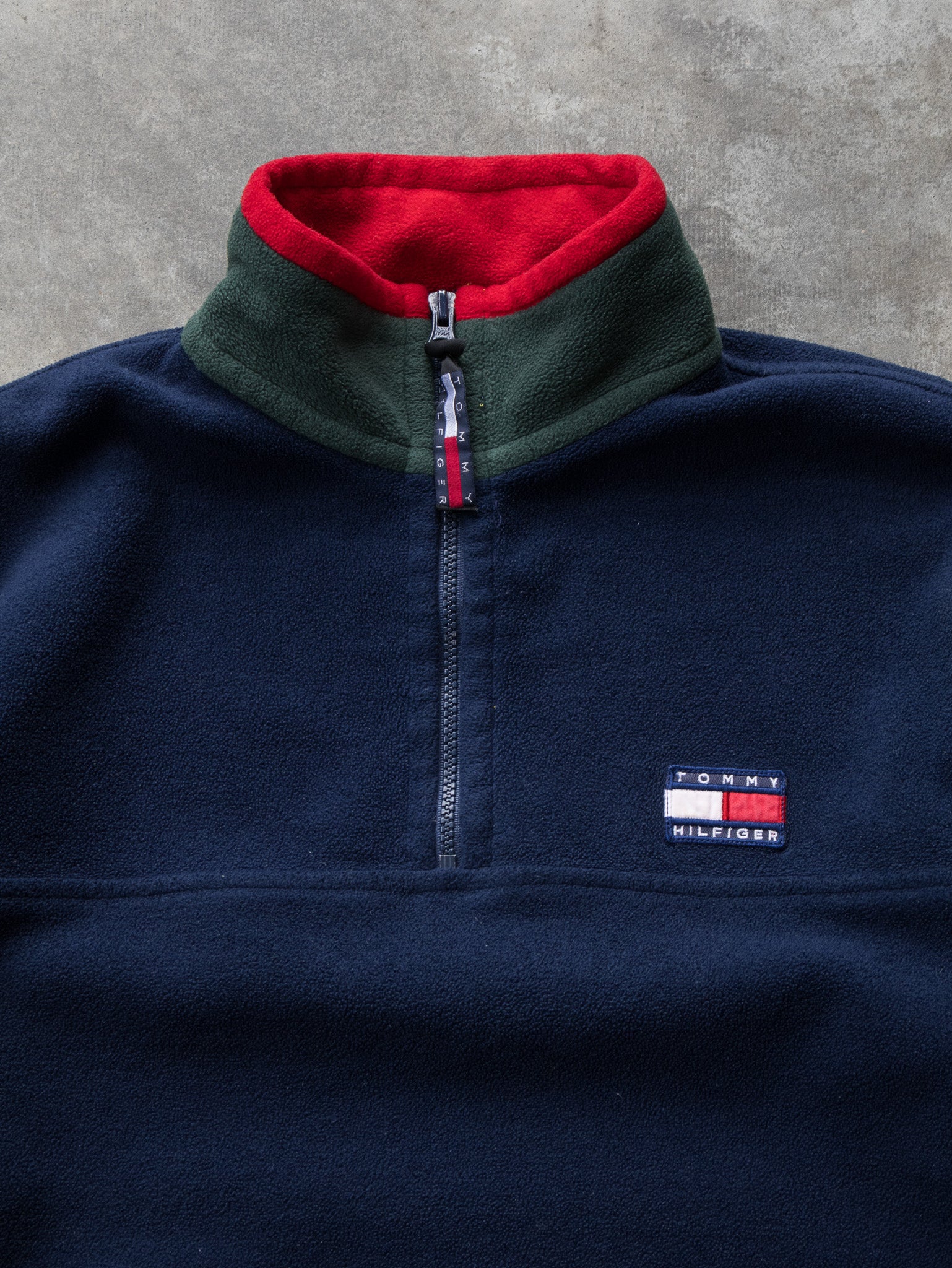 Vintage Navy Tommy Hilfiger Fleece (S)
