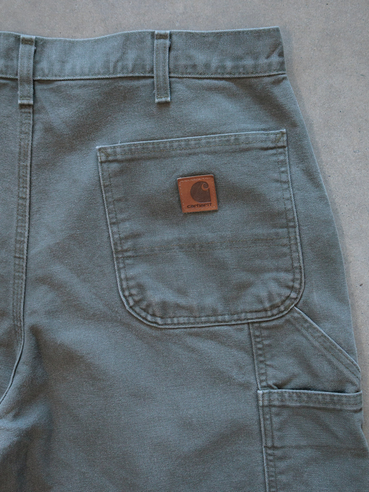 Vintage Green Carhartt Carpenter Pants (W36)
