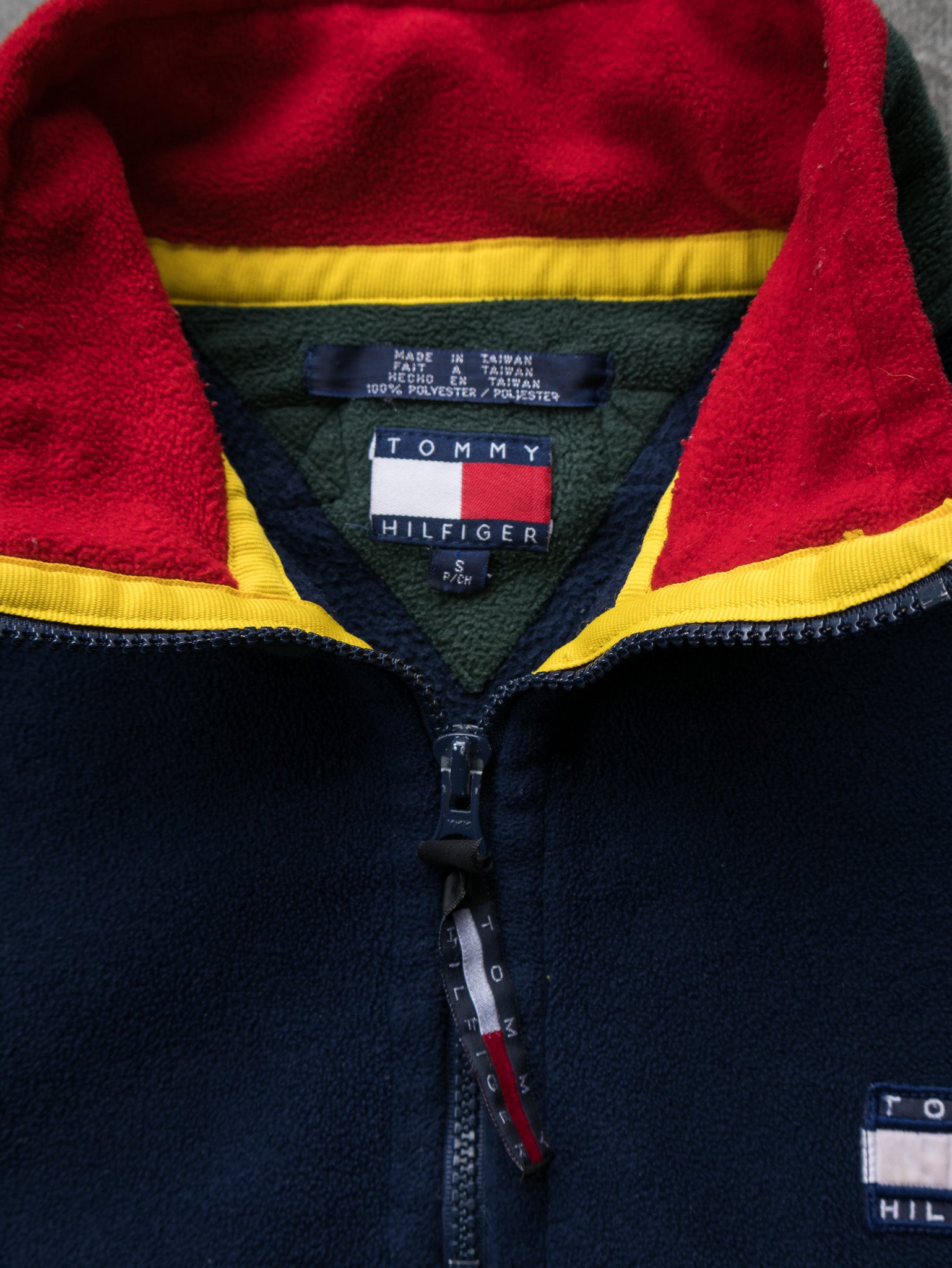 Vintage Navy Tommy Hilfiger Fleece (S)