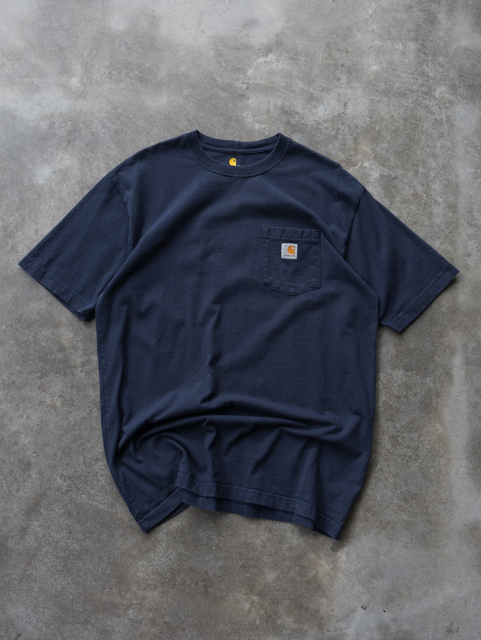 Vintage Navy Carhartt Pocket Tee (L)