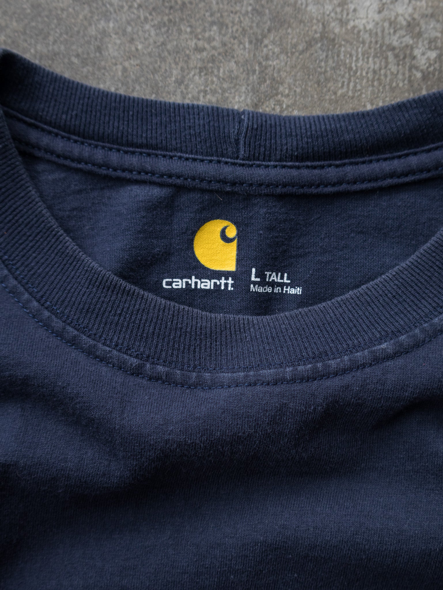 Vintage Navy Carhartt Pocket Tee (L)