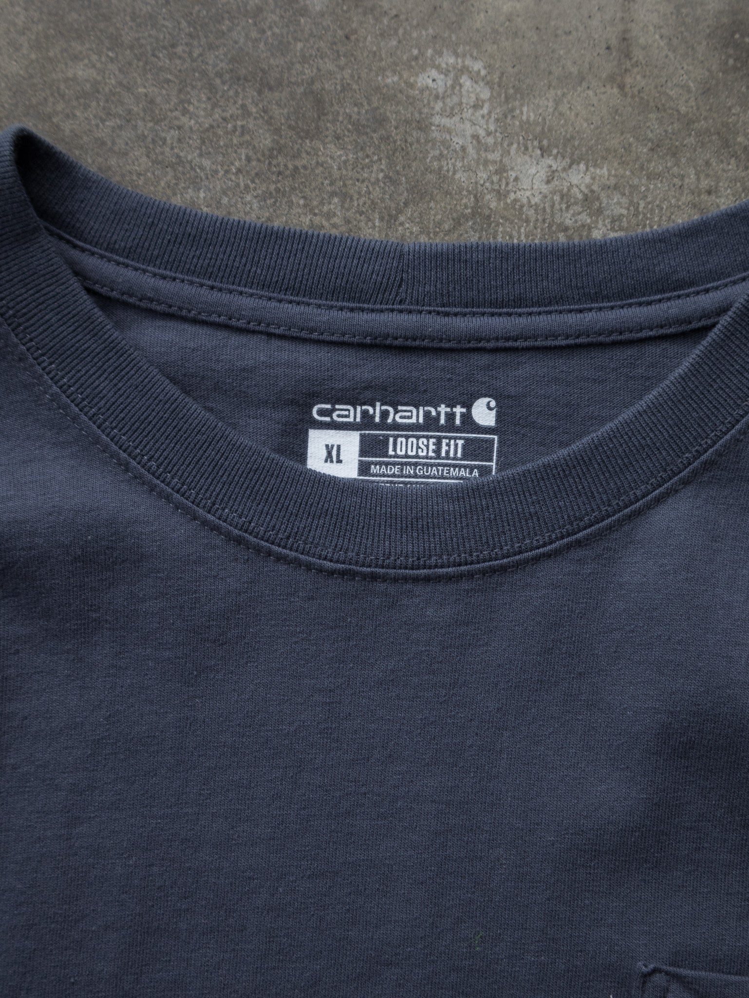 Vintage Slate Blue Carhartt Pocket Tee (XL)