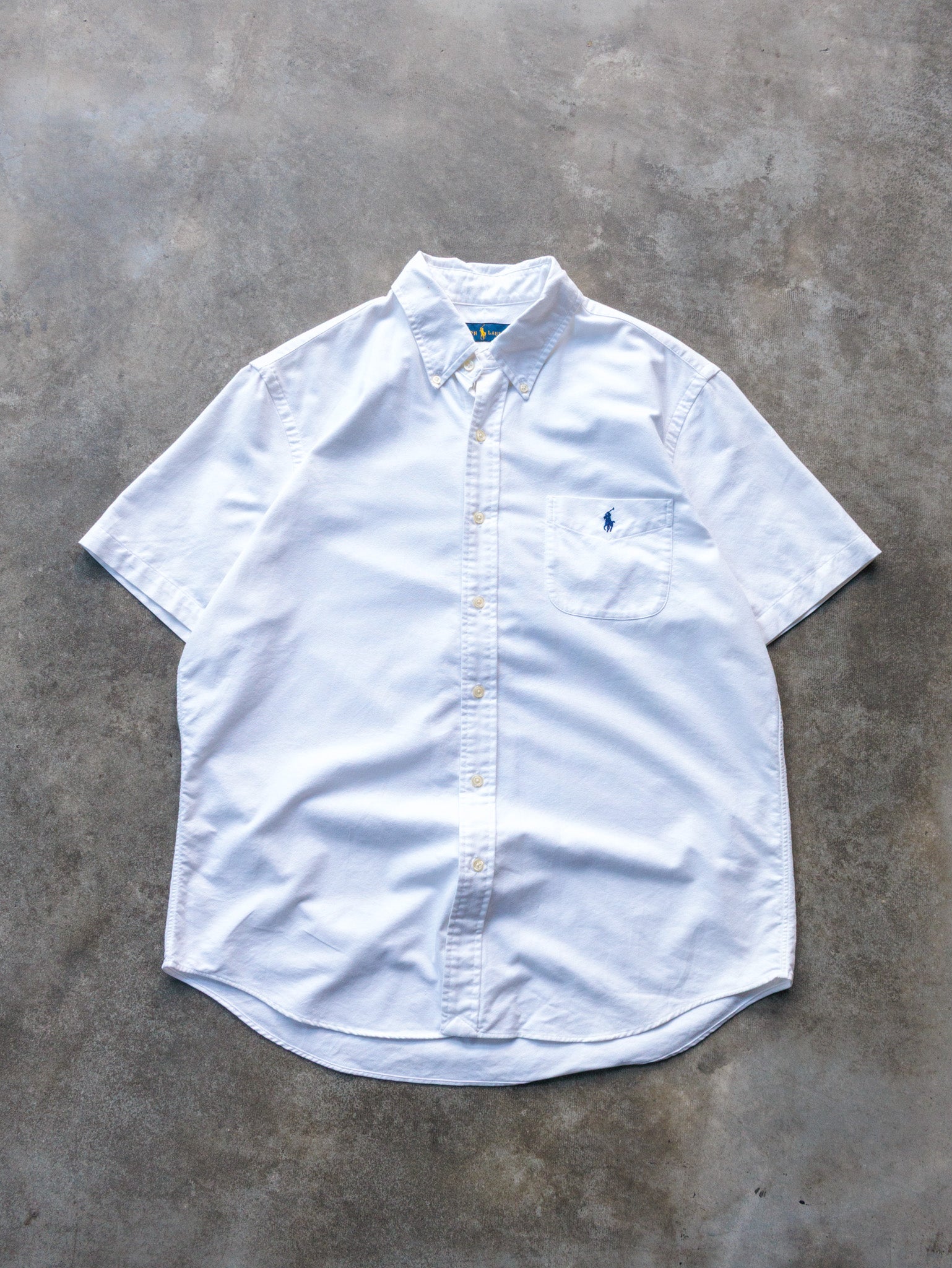 Vintage 90s White Ralph Lauren Shirt (L)