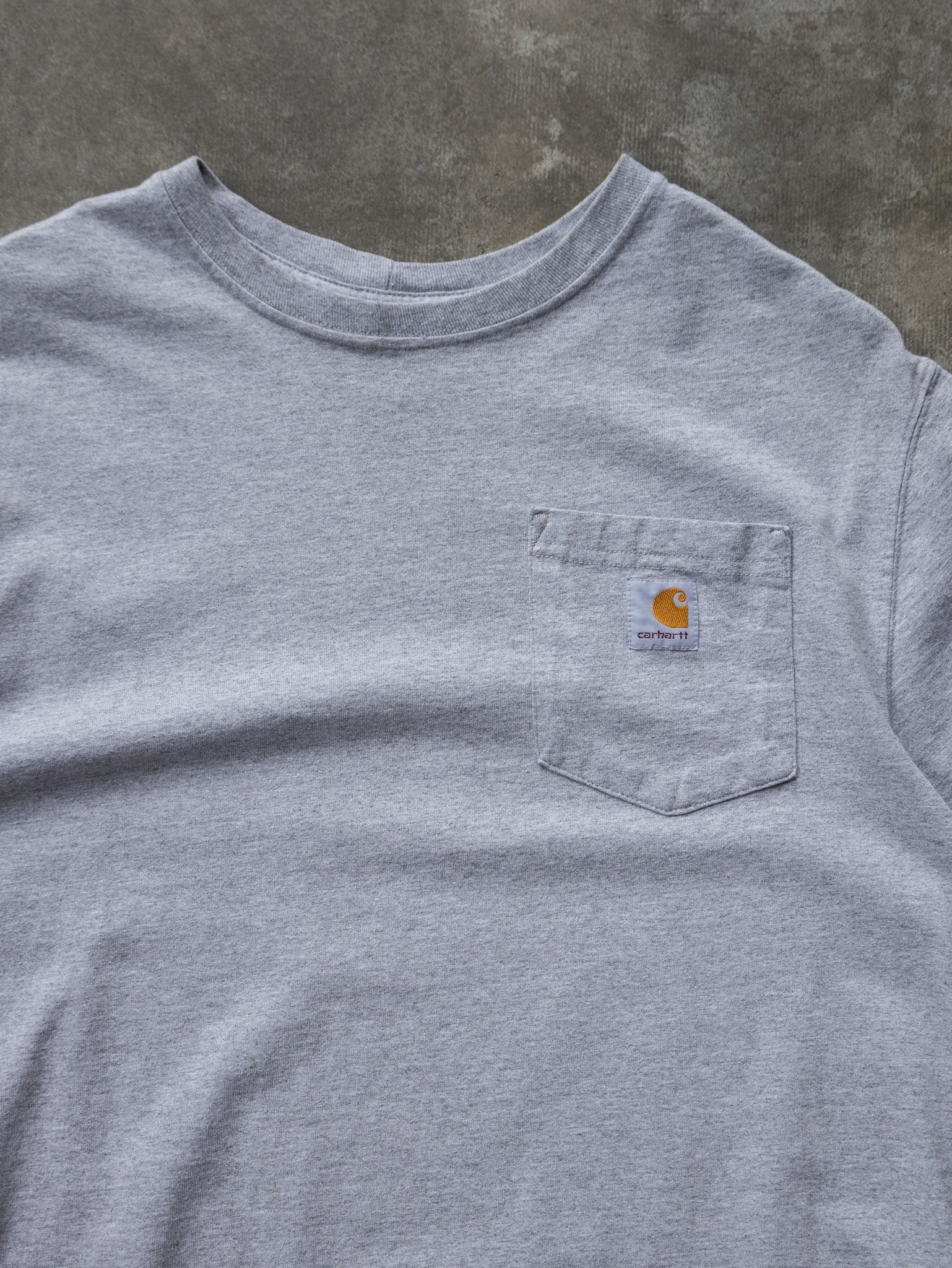 Vintage Grey Carhartt Pocket Tee (L)