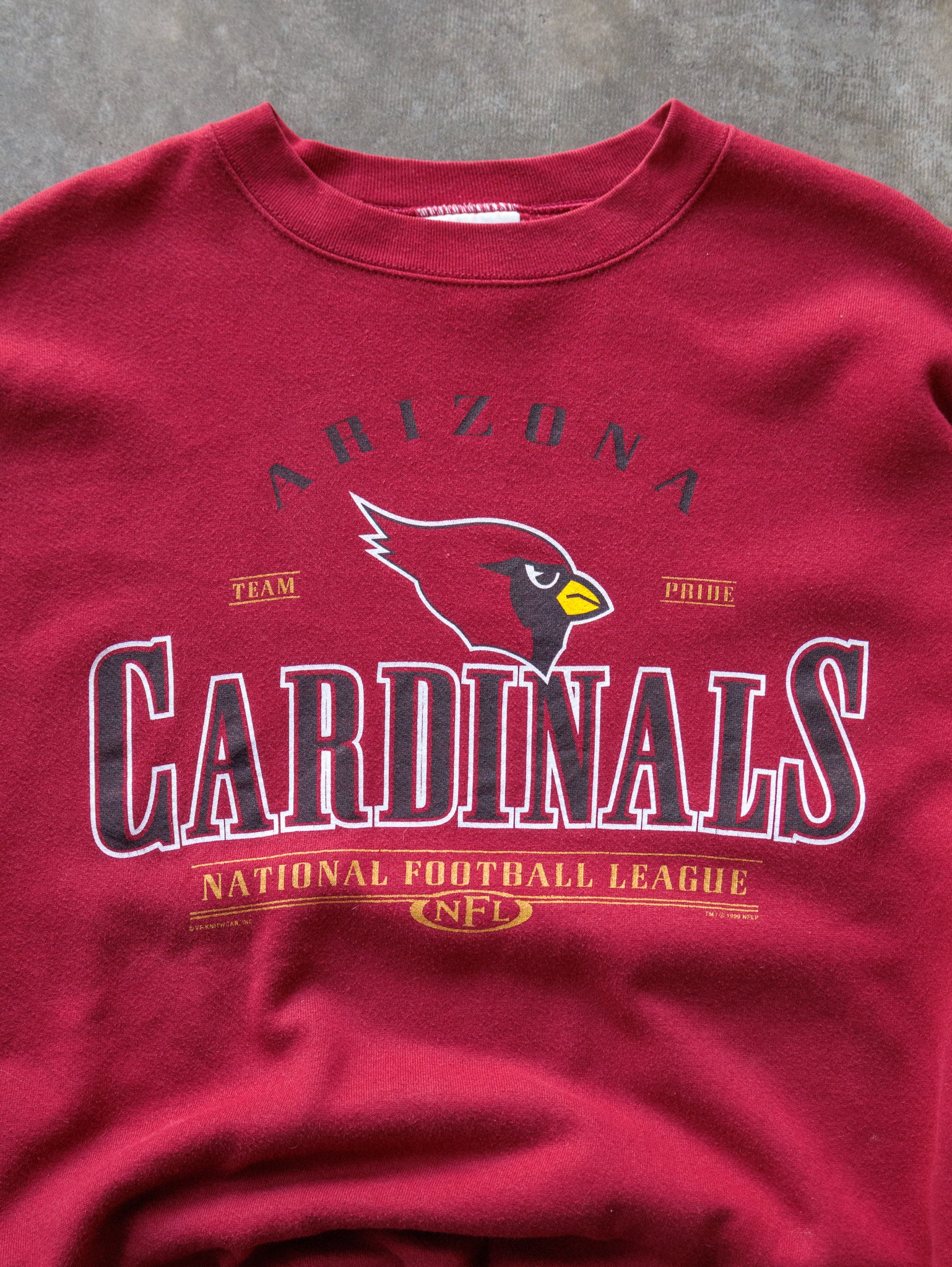 Vintage 1999 Maroon Arizona Cardinals Sweatshirt (XL)