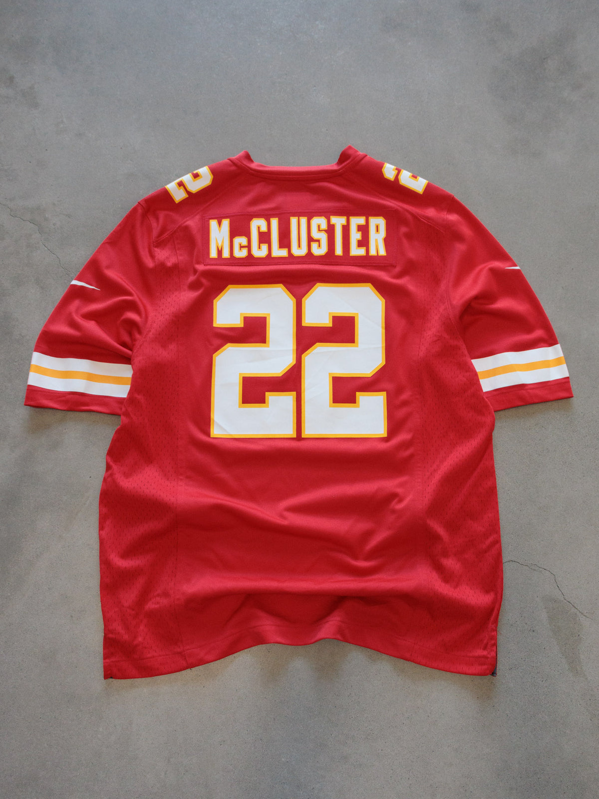 Vintage Red Nike Kansas City Chiefs McCluster Jersey (L)