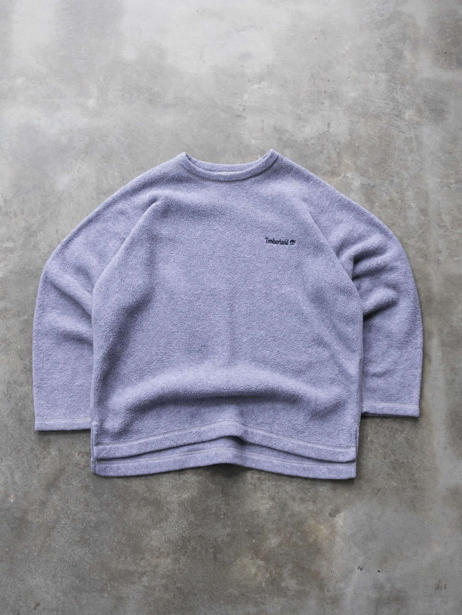 Vintage 90s Grey Timberland Fleece Sweatshirt (M)