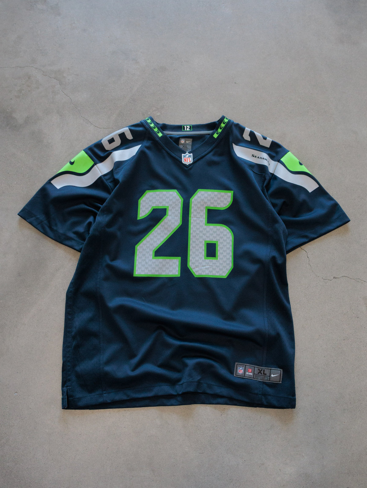 Vintage Navy Nike Seattle Seahawks Robinson Jersey (XL)
