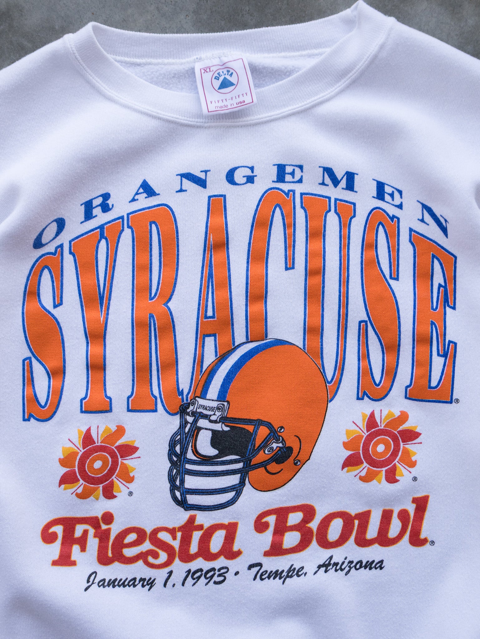 Vintage 1993 Syracuse Orangemen Sweatshirt (L)
