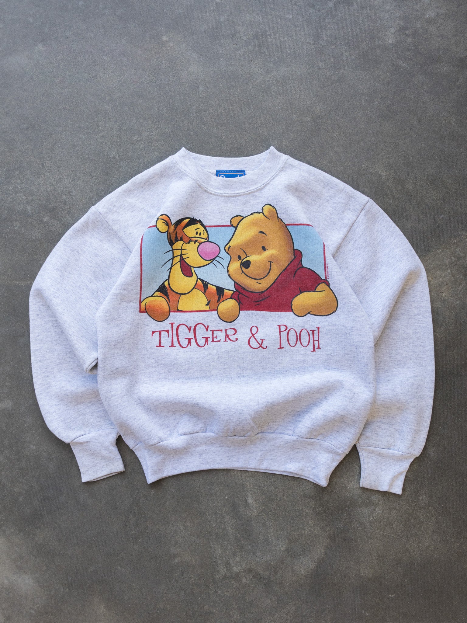 Vintage Grey Tigger & Pooh Sweatshirt (10–12Y)