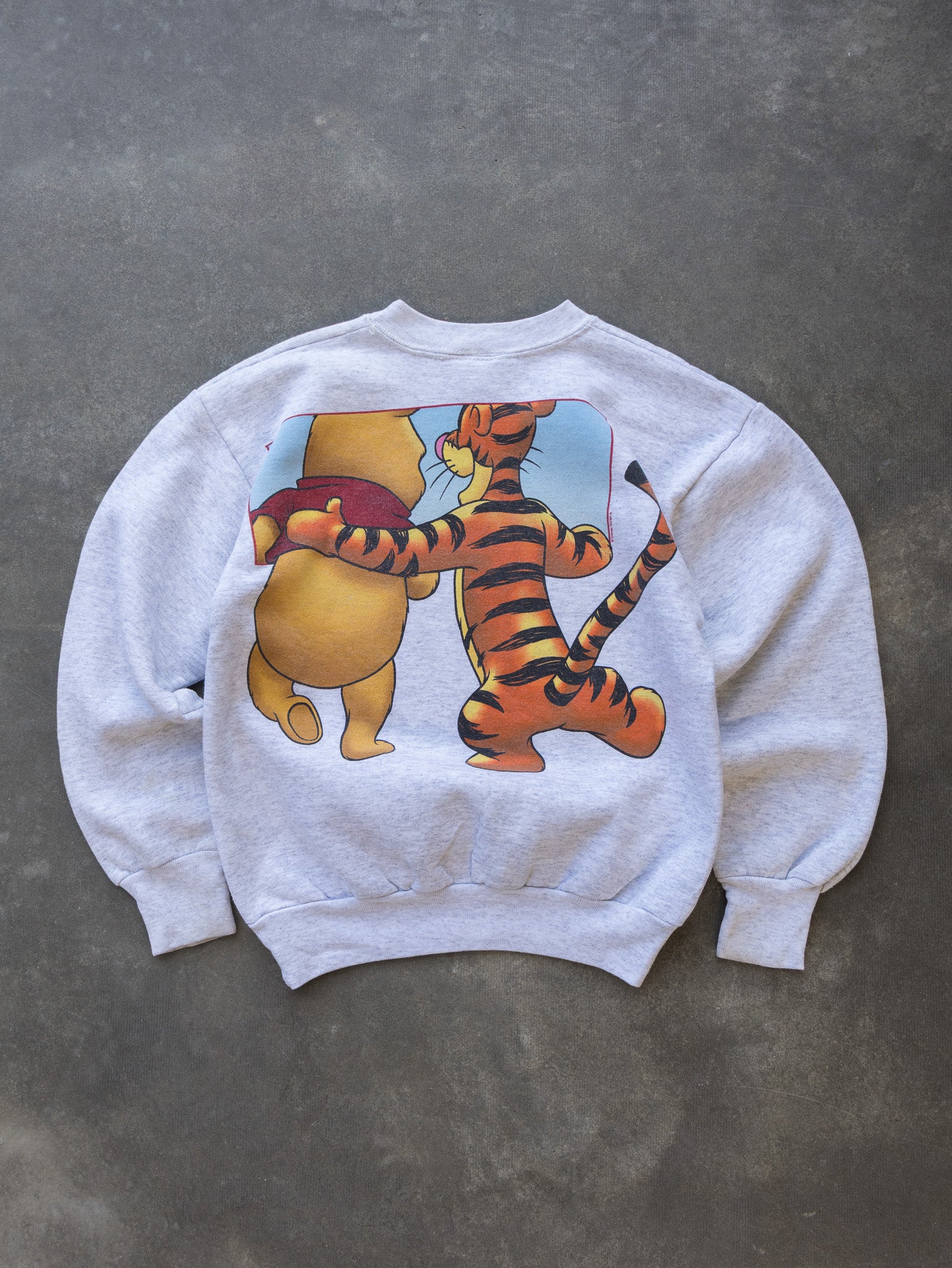 Vintage Grey Tigger & Pooh Sweatshirt (10–12Y)