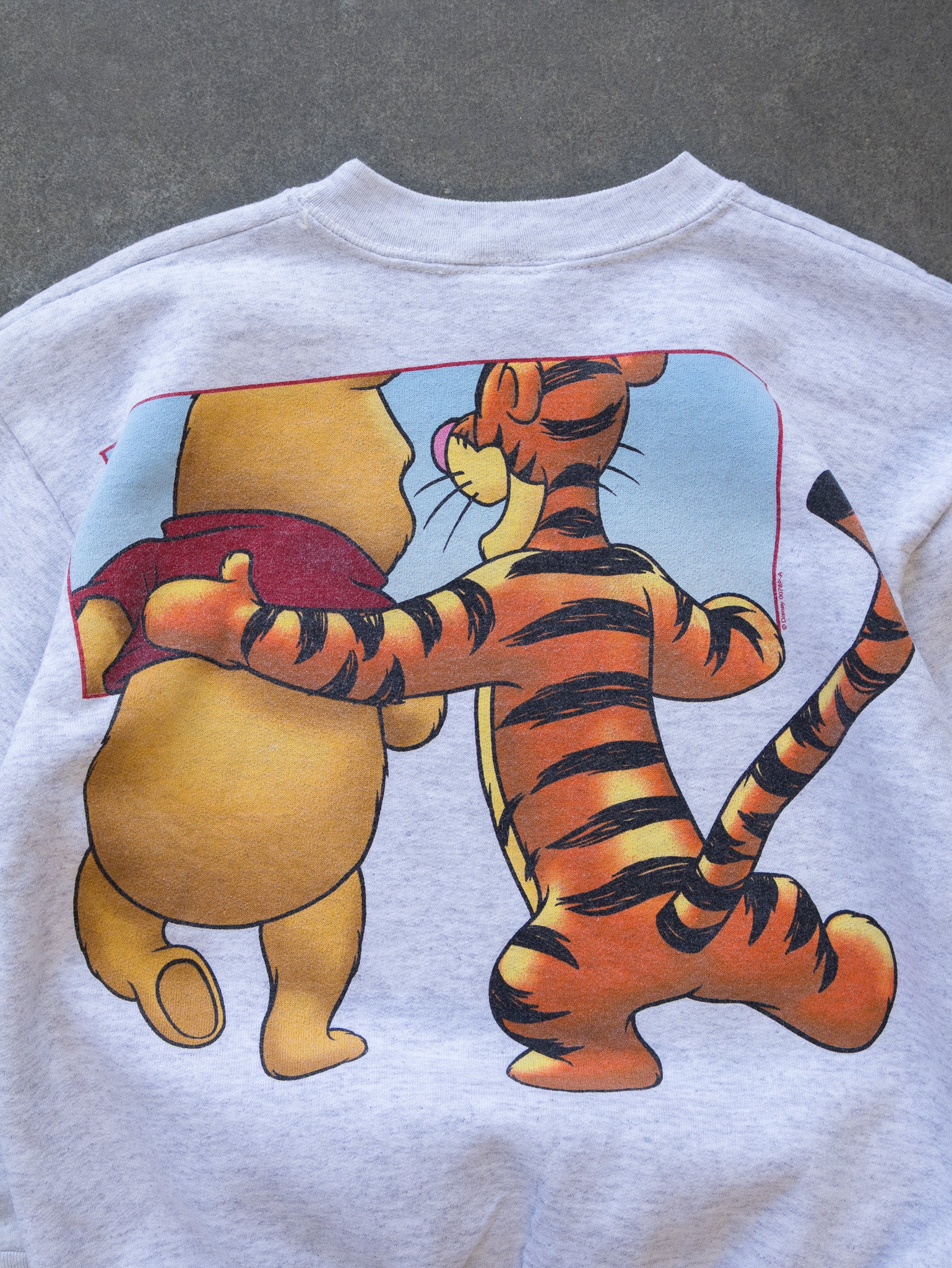 Vintage Grey Tigger & Pooh Sweatshirt (10–12Y)