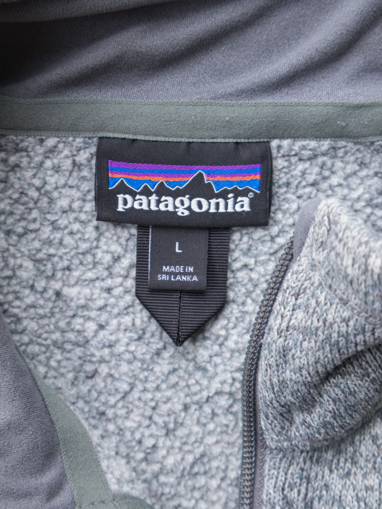 Vintage Grey Patagonia Fleece Vest (L)