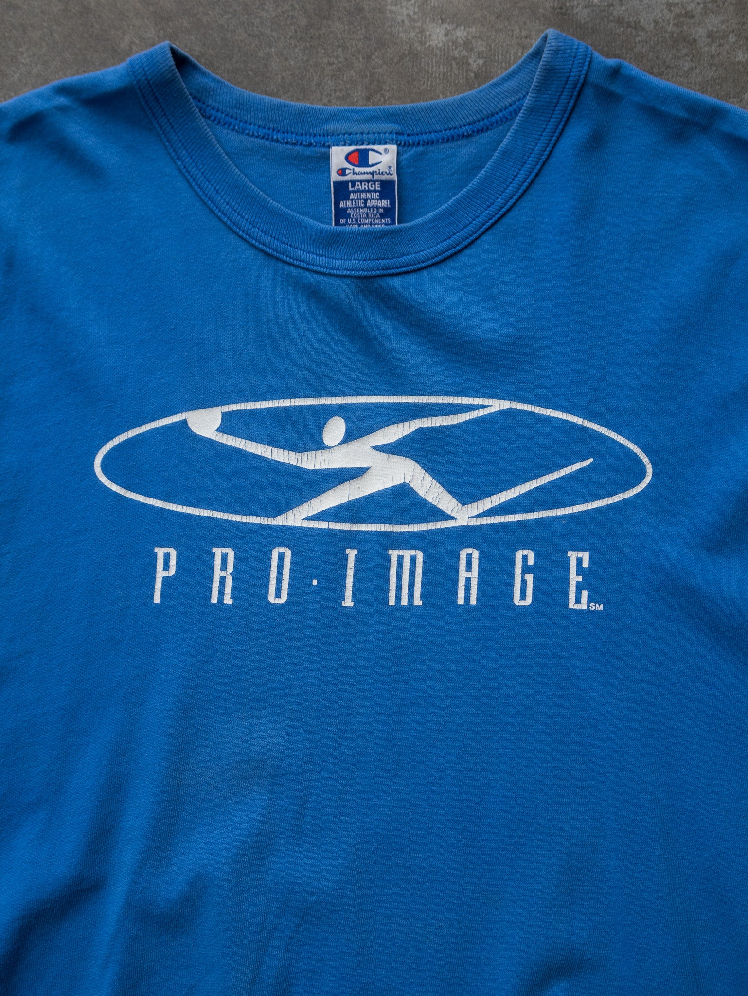 Vintage 90s Blue Champion Pro Image Tank (L)