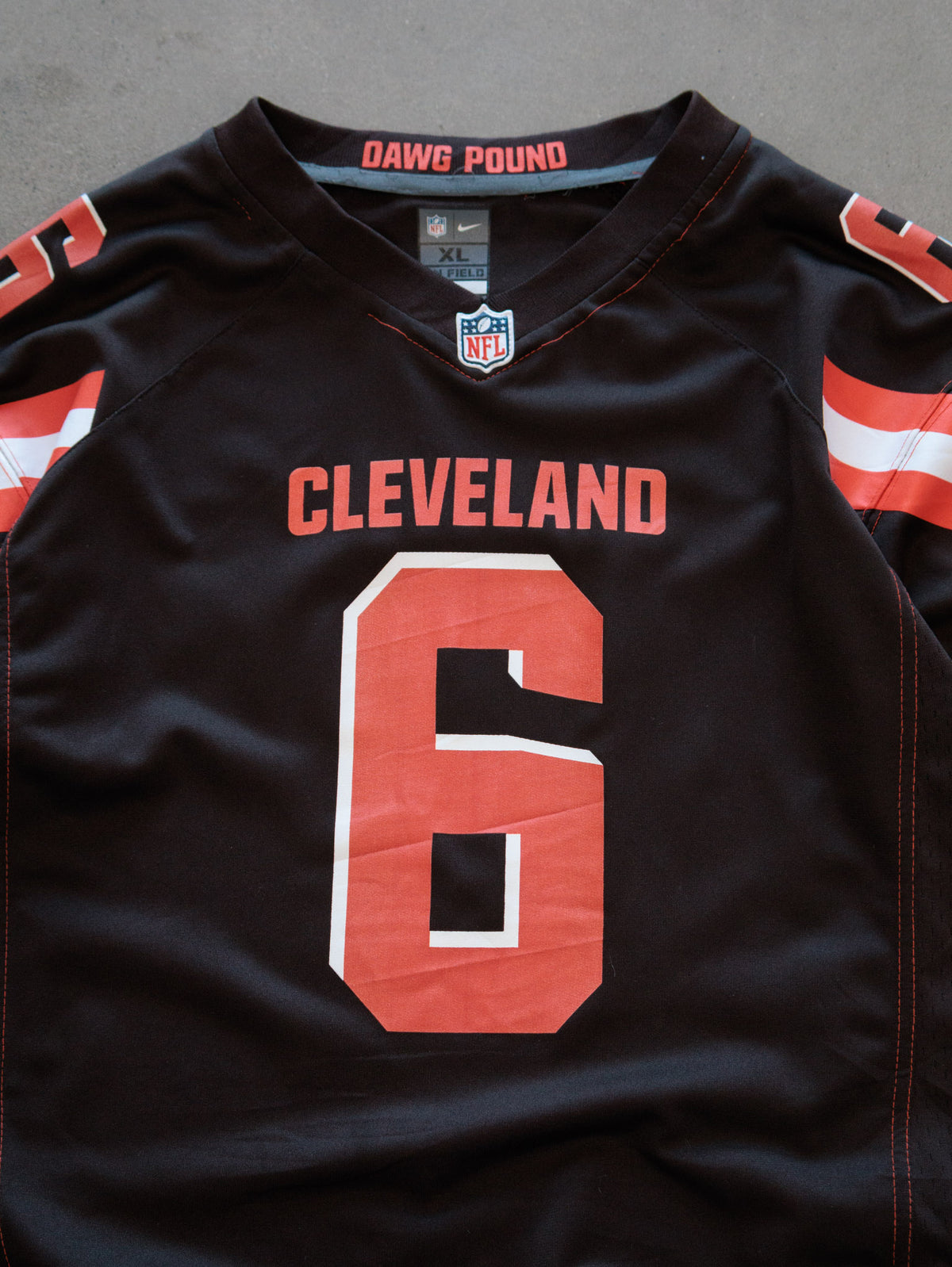 Black Nike Cleveland Browns Mayfield Jersey (XL)