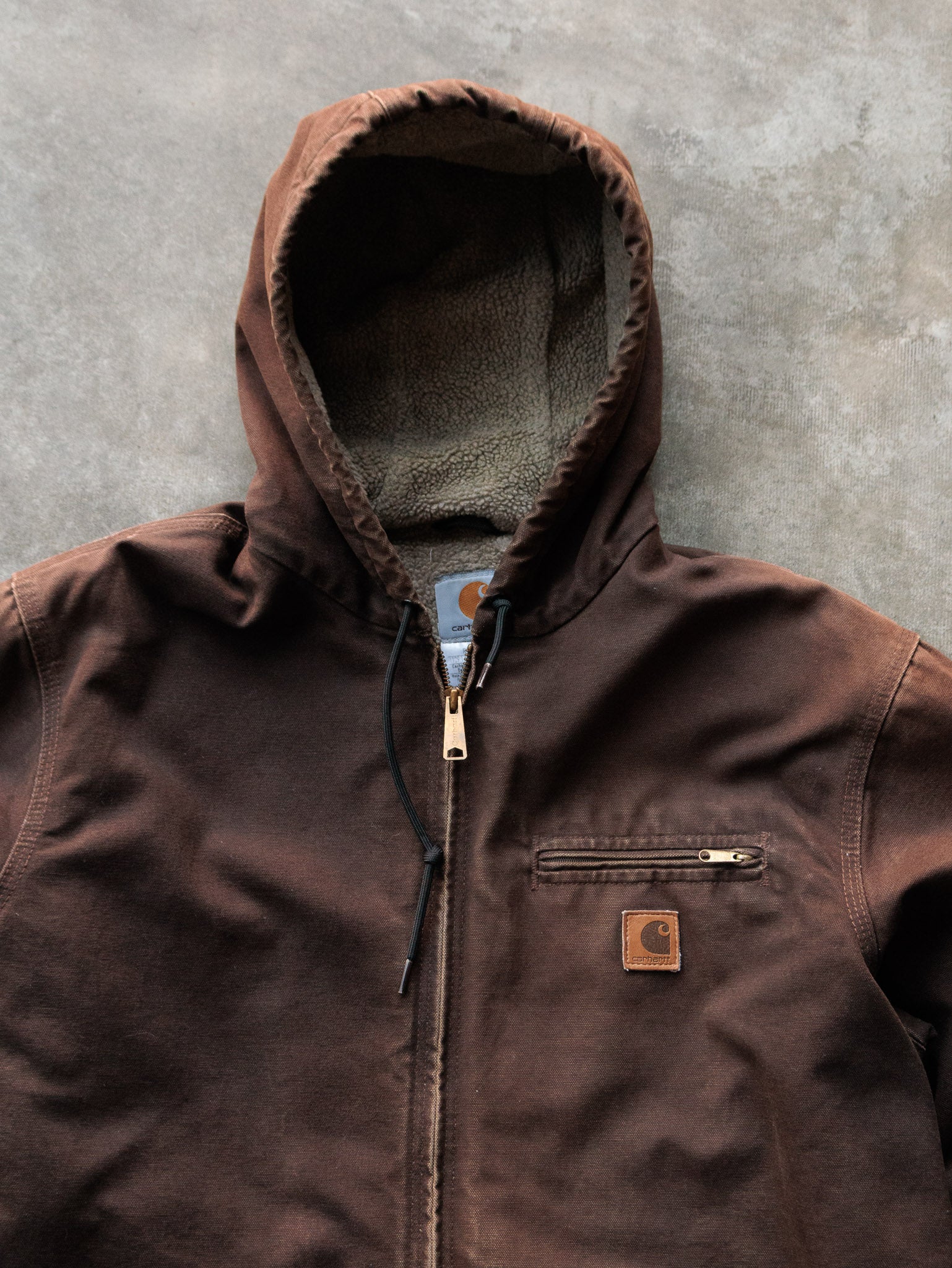 Vintage 2009 Carhartt J141 DKB 'Dark Brown' Sierra Jacket (L)