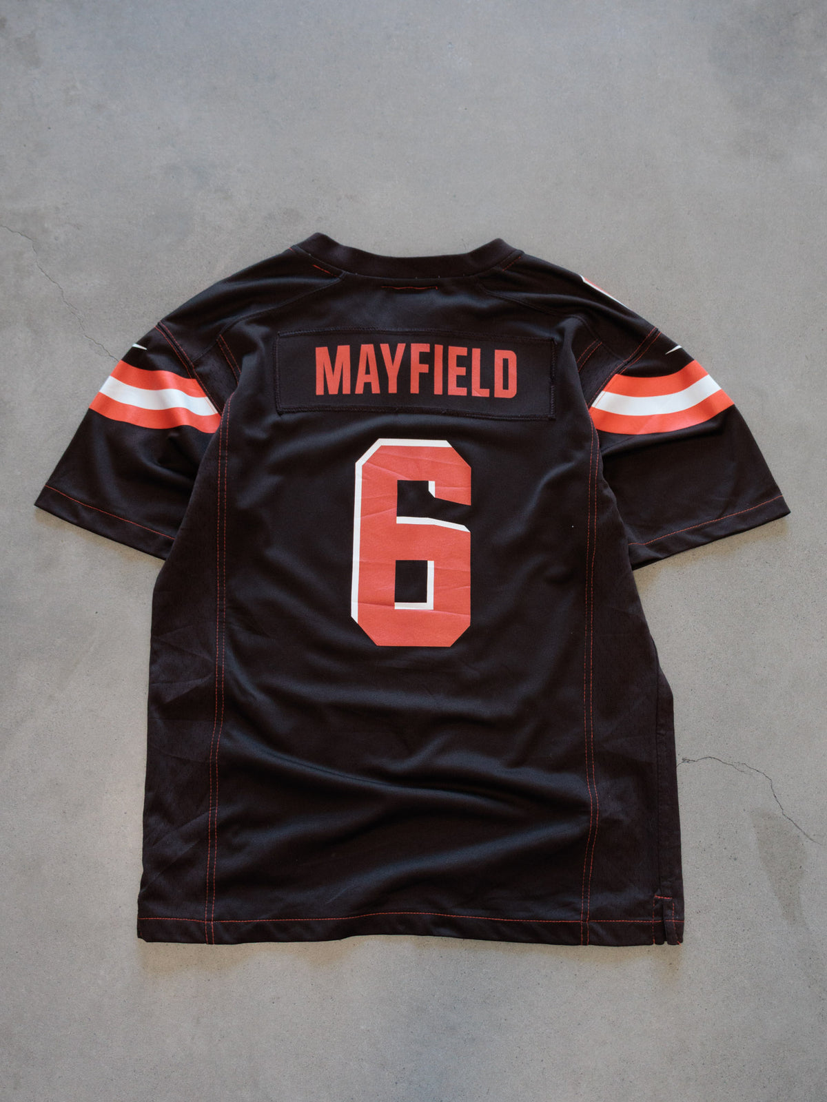 Black Nike Cleveland Browns Mayfield Jersey (XL)