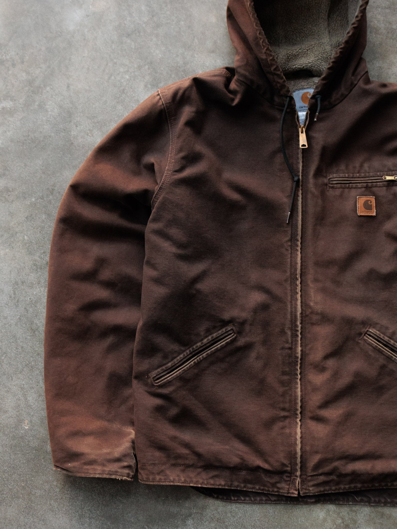 Vintage 2009 Carhartt J141 DKB 'Dark Brown' Sierra Jacket (L)
