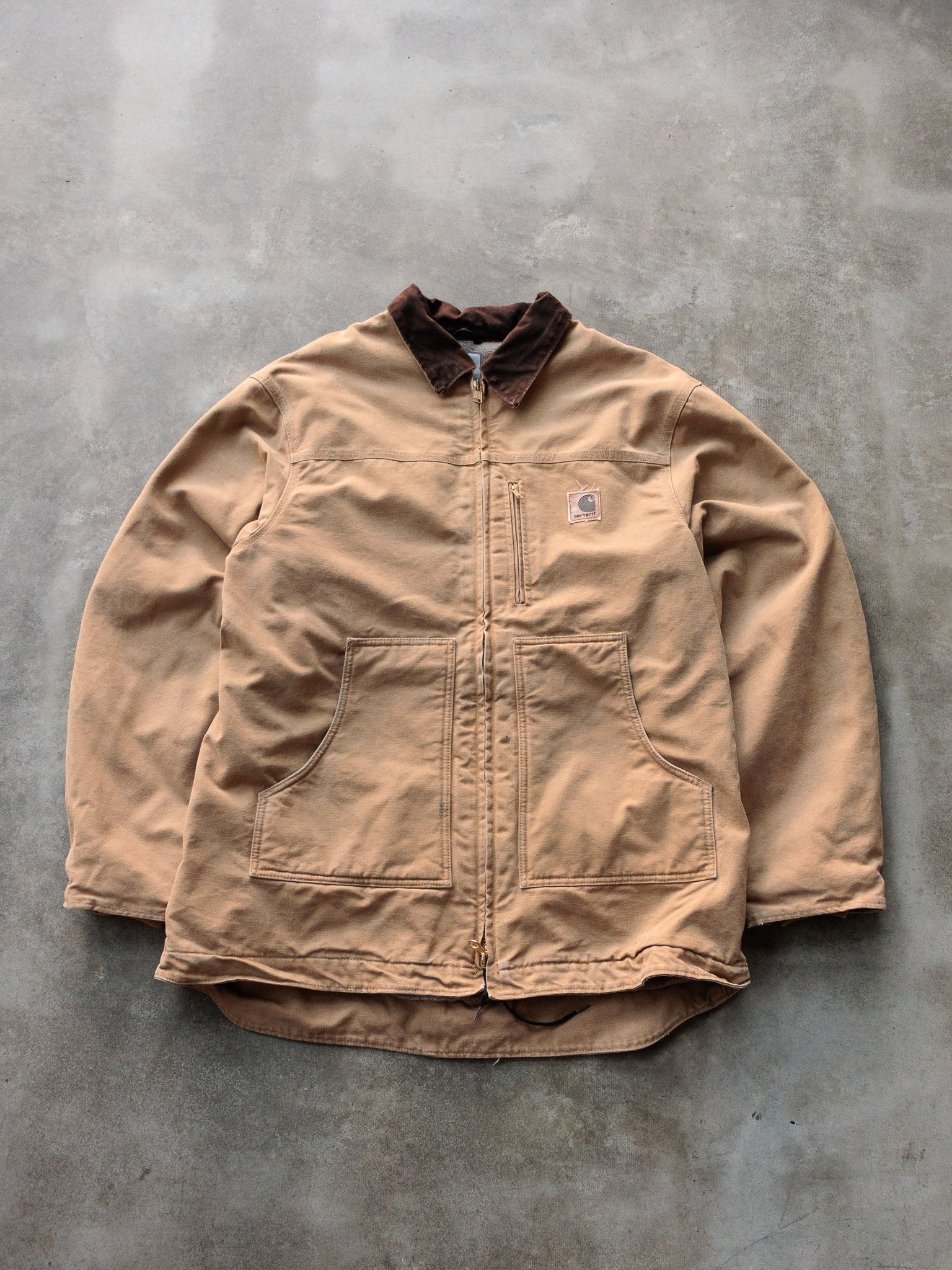 Vintage 2005 Carhartt C81 'Camel' Ridge Coat (XL)