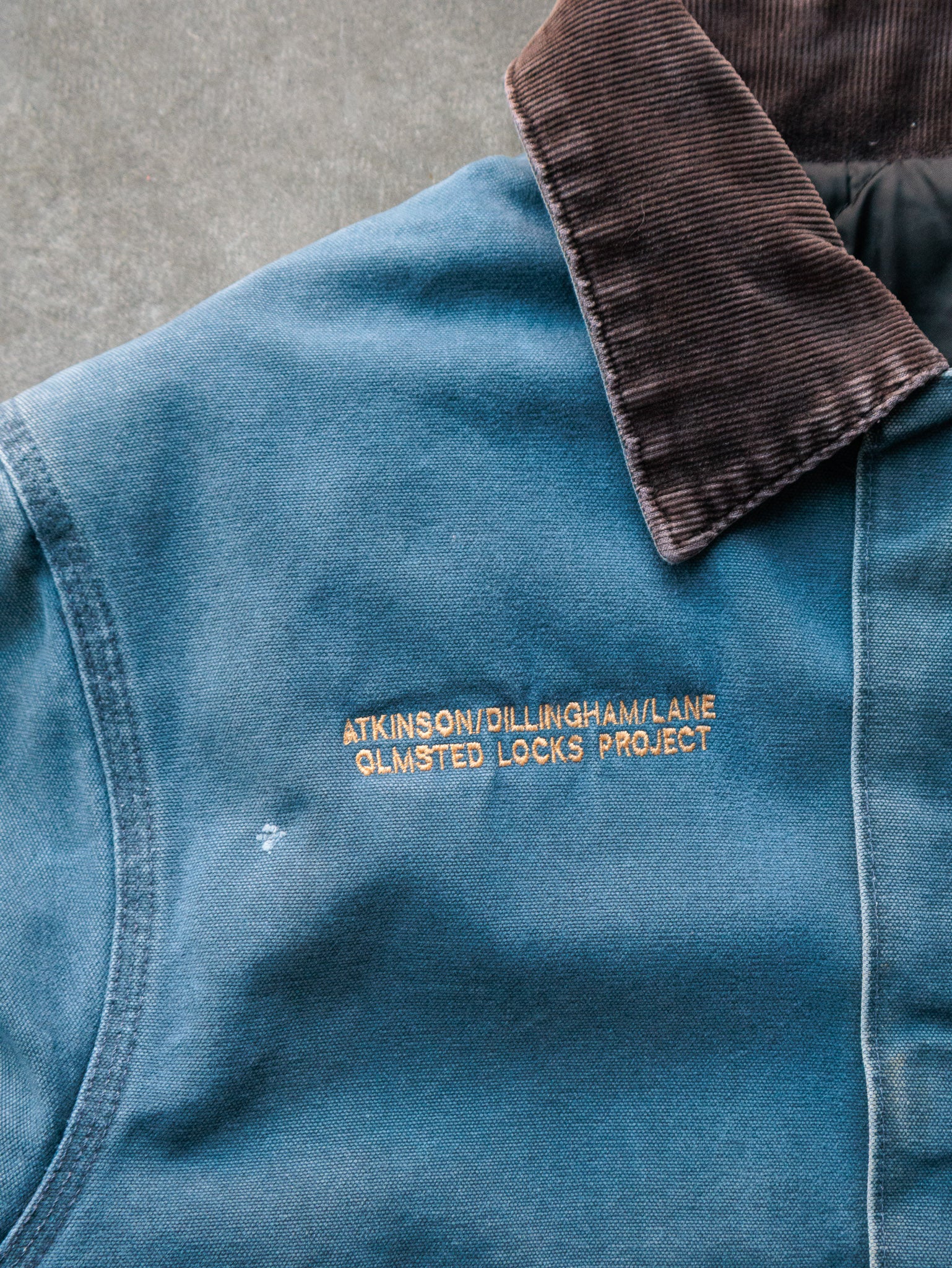 Vintage 1999 Carhartt J22 BLU 'Blue Sandstone' Traditional Jacket (XL)
