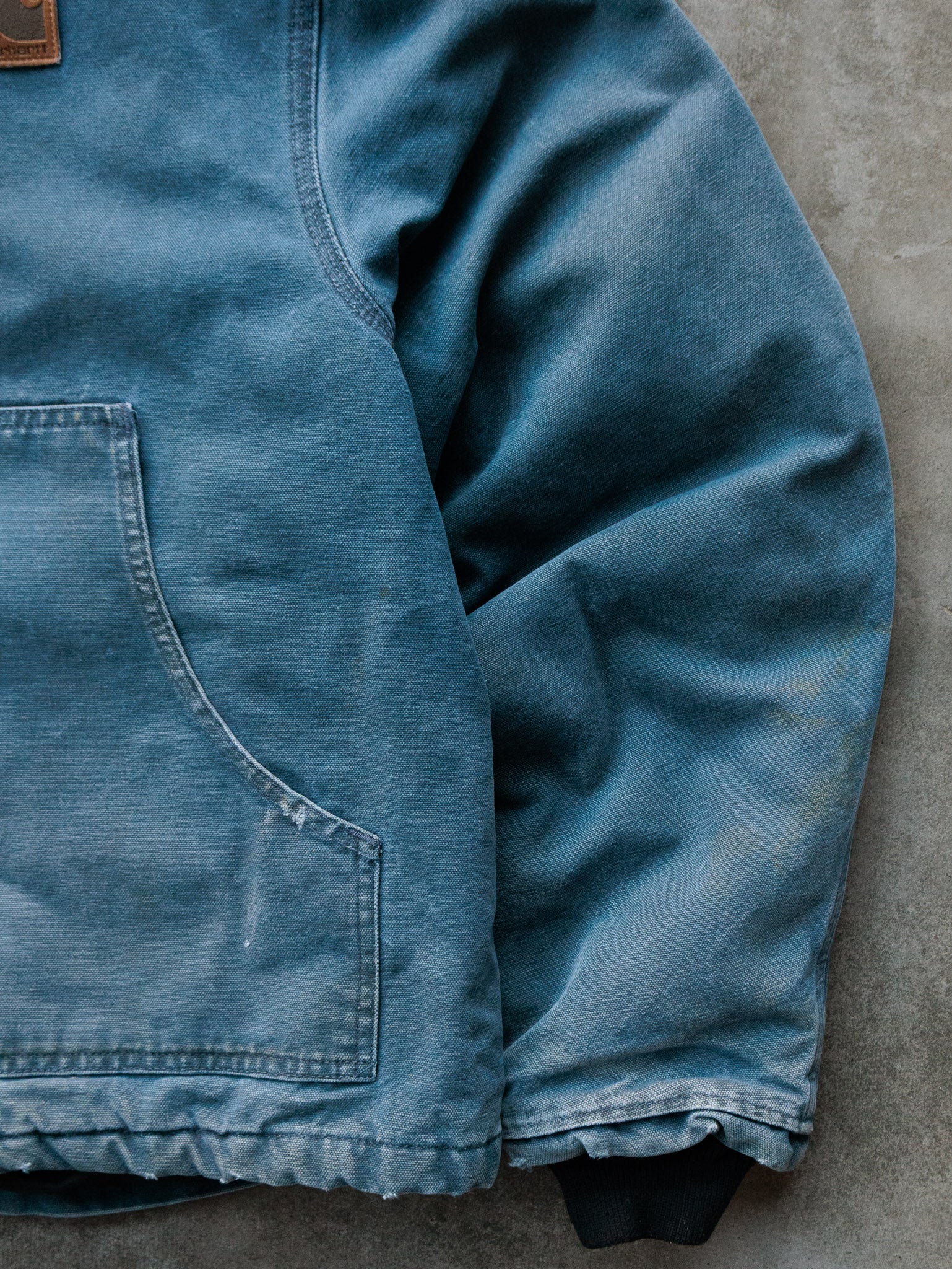 Vintage 1999 Carhartt J22 BLU 'Blue Sandstone' Traditional Jacket (XL)