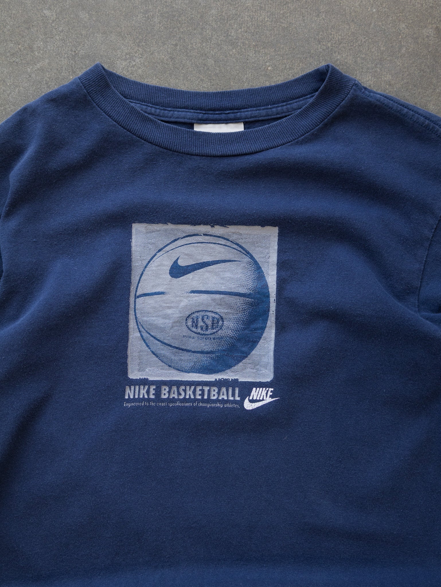 Vintage Navy Nike Basketball Long Sleeve (10–12Y)