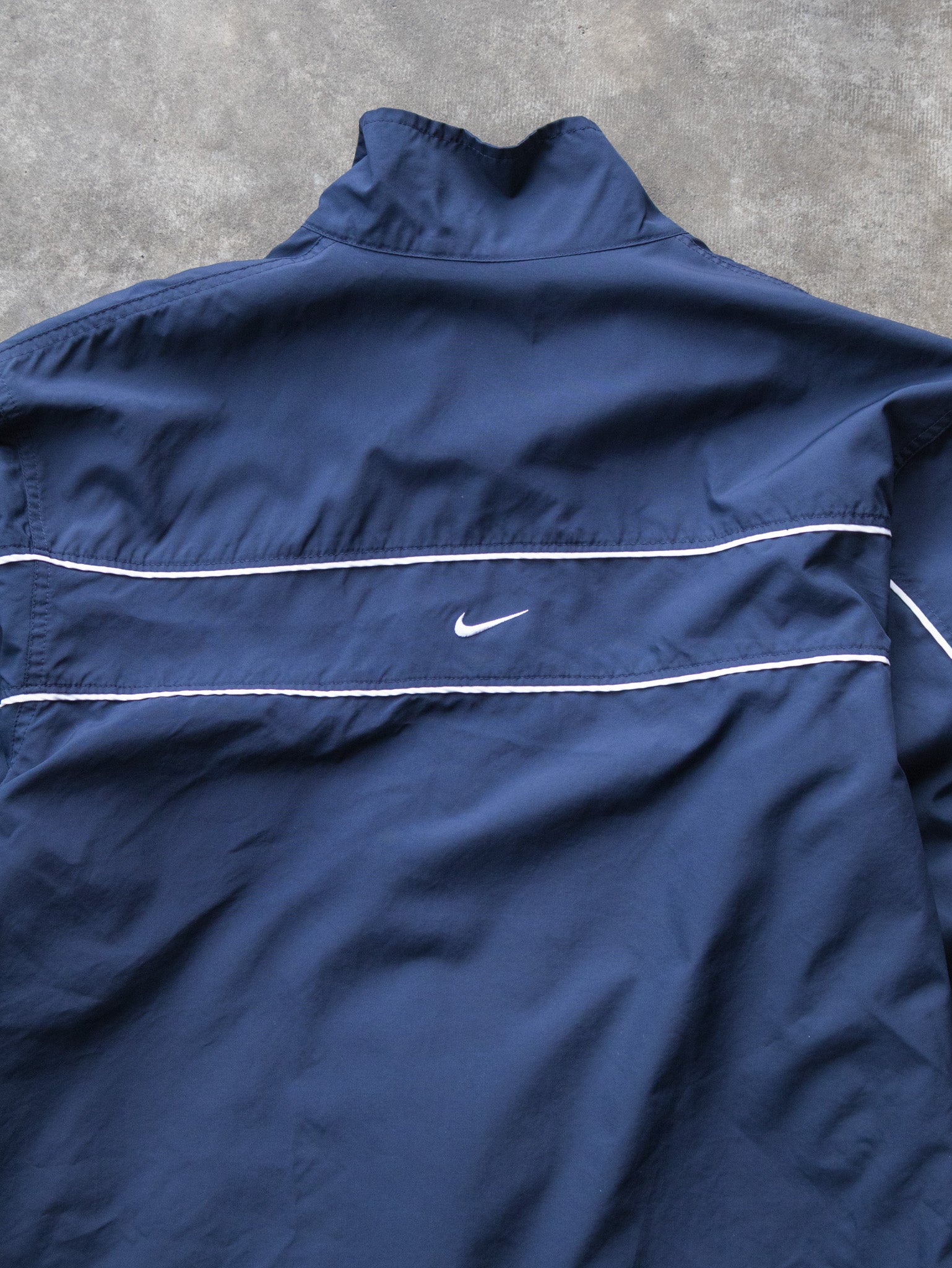 Vintage 00s Navy Nike Windbreaker Jacket (M)