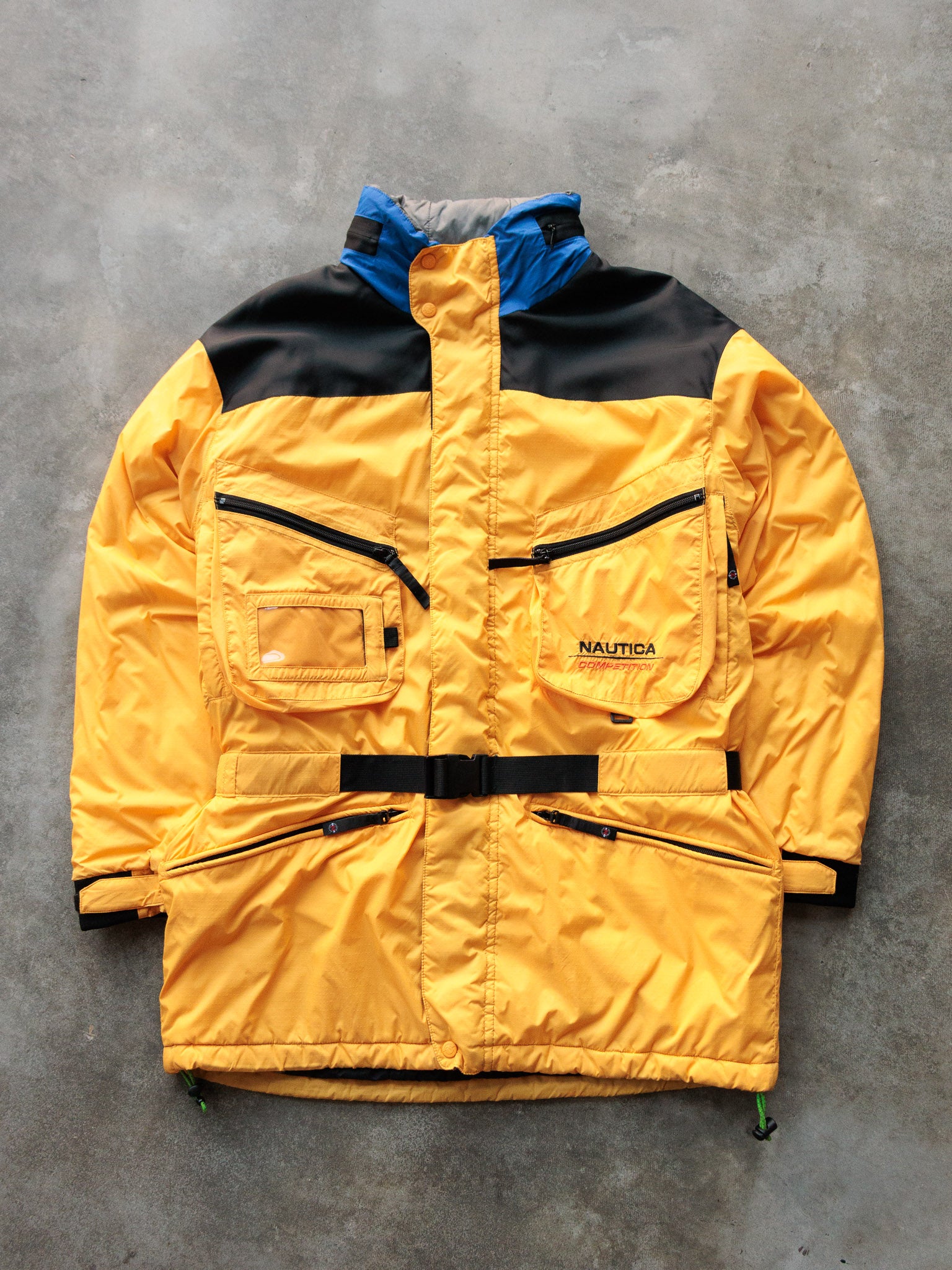 Vintage 90s Nautica Competition Technical Sailing Parka Jacket (L)