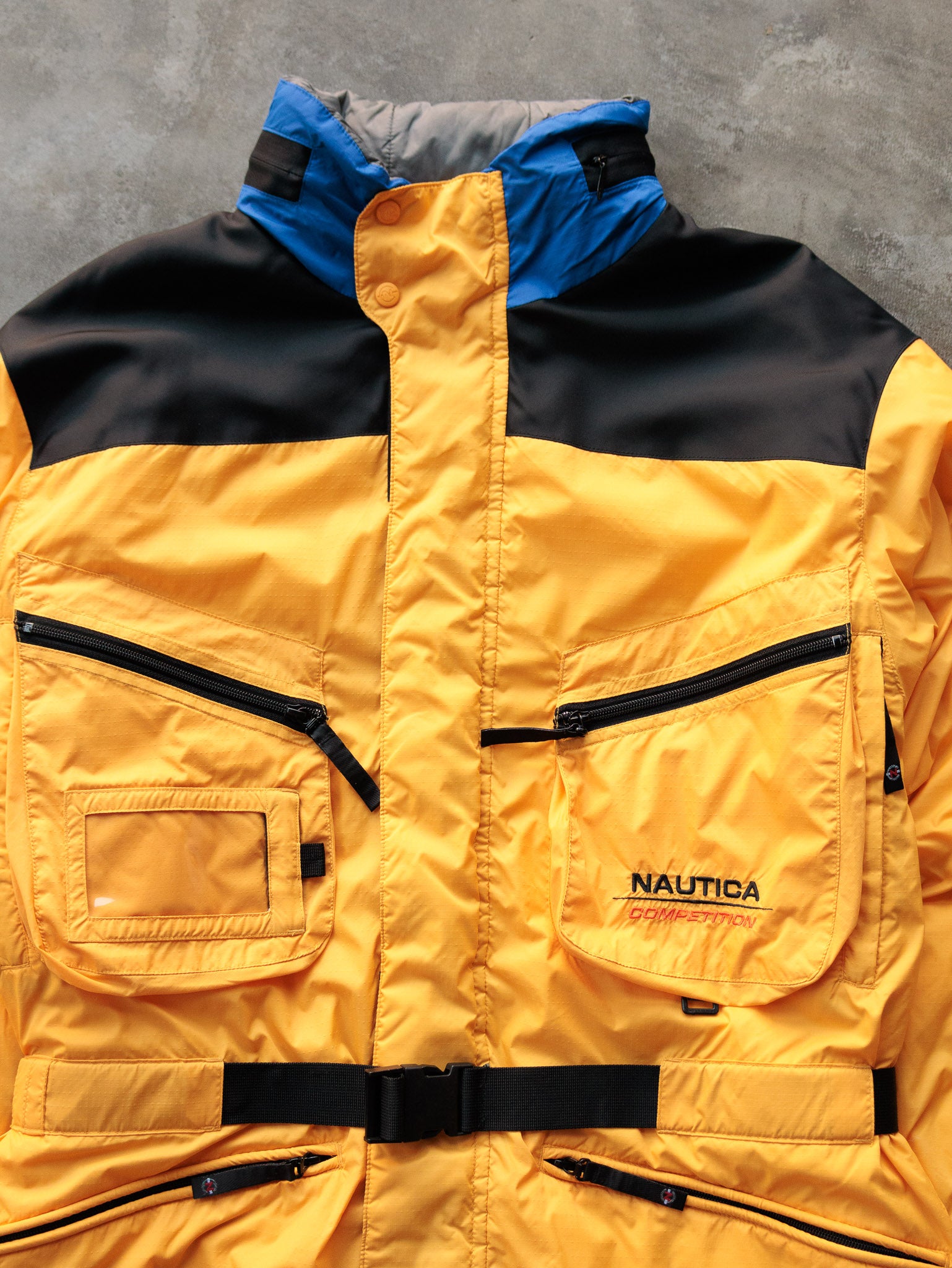 Vintage 90s Nautica Competition Technical Sailing Parka Jacket (L)