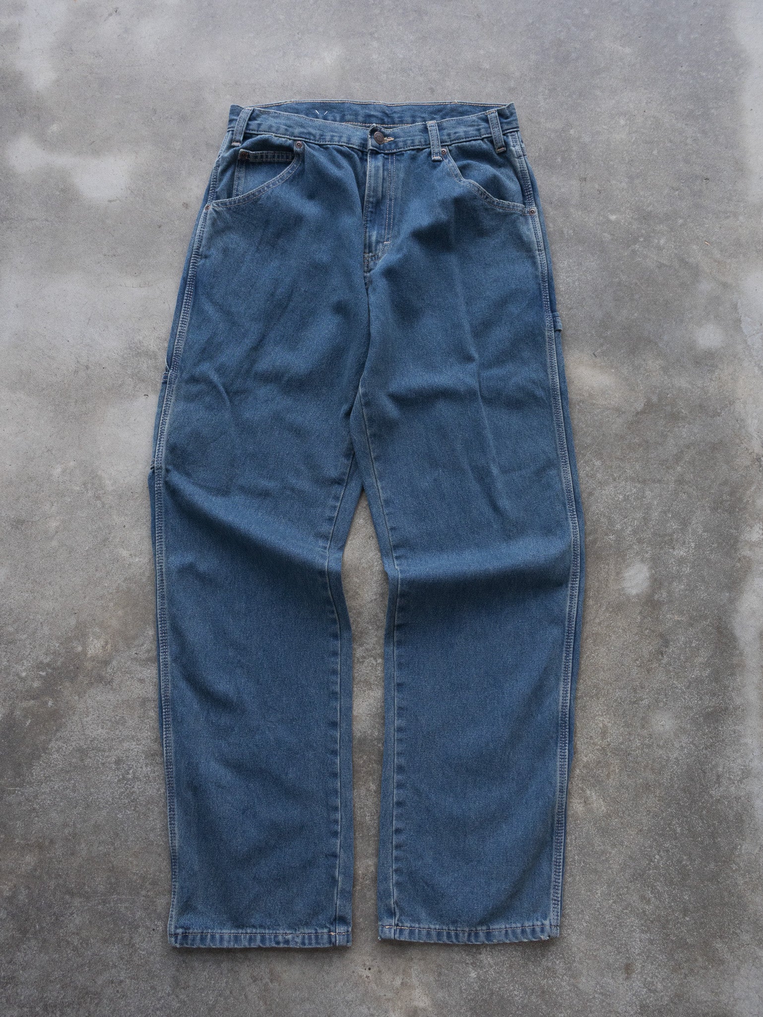 Vintage Dickies Blue Denim Carpenter Jeans (W32)