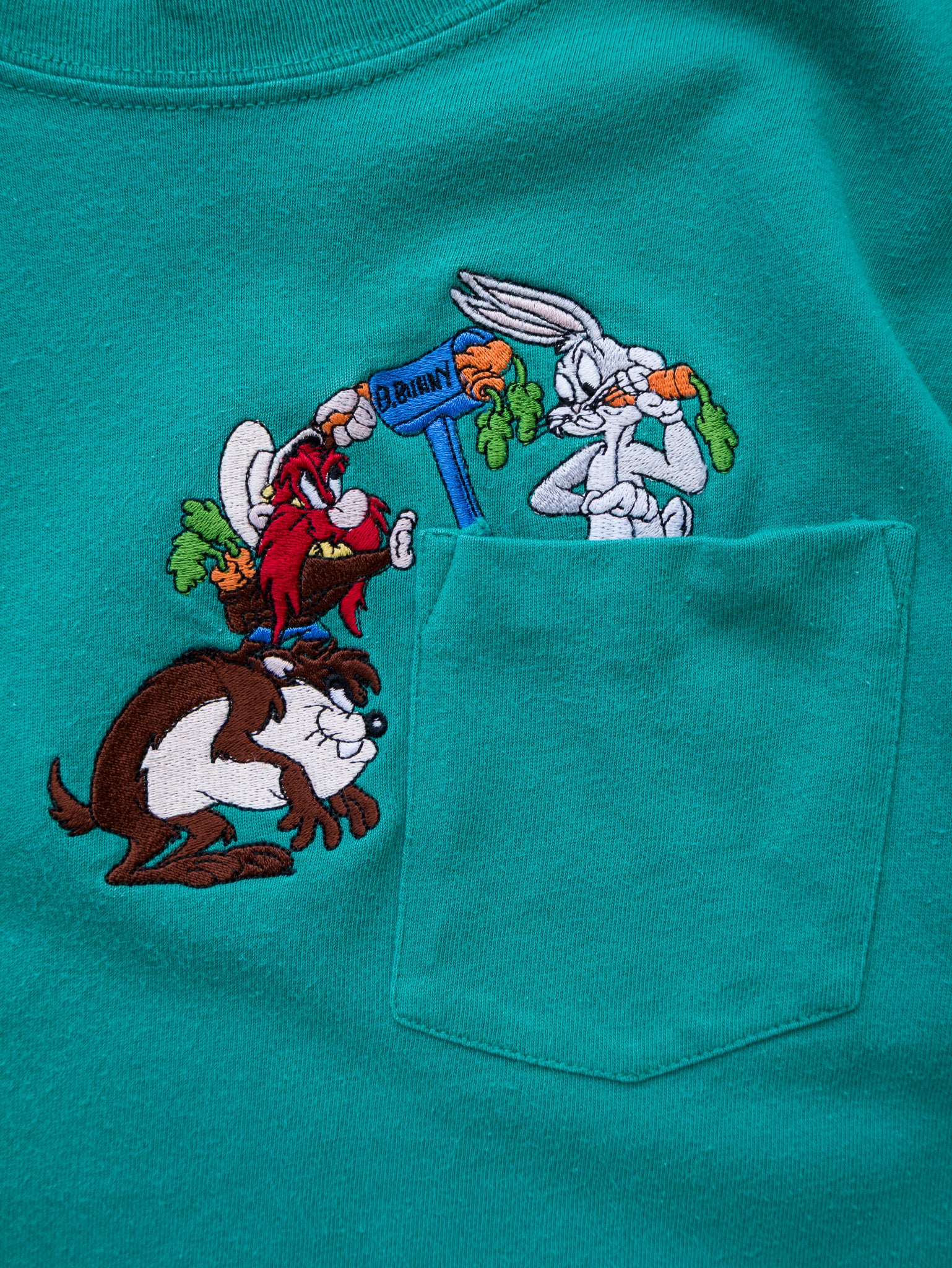 Vintage Teal Looney Tunes Long Sleeve (10–12Y)