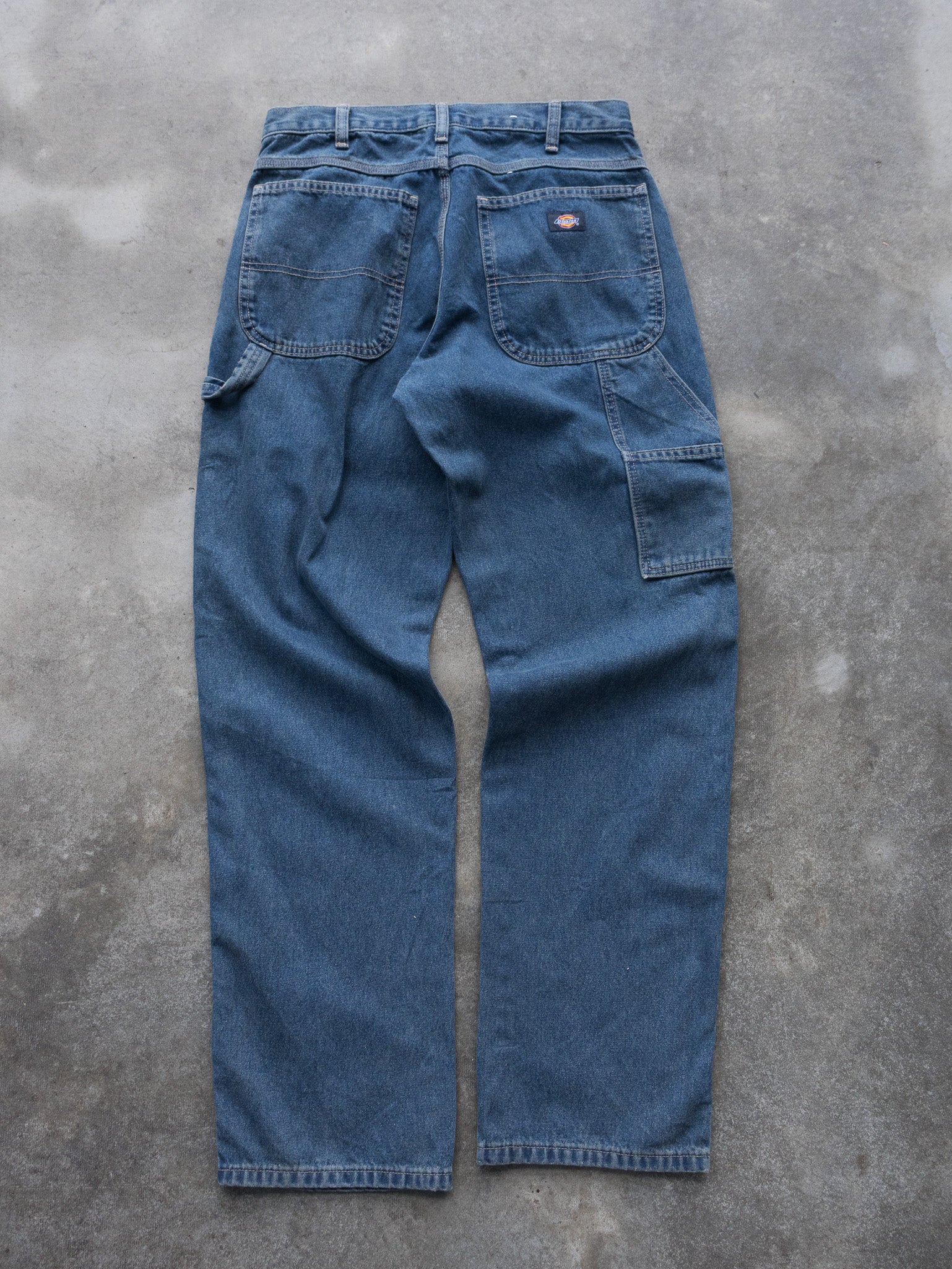 Vintage Dickies Blue Denim Carpenter Jeans (W32)