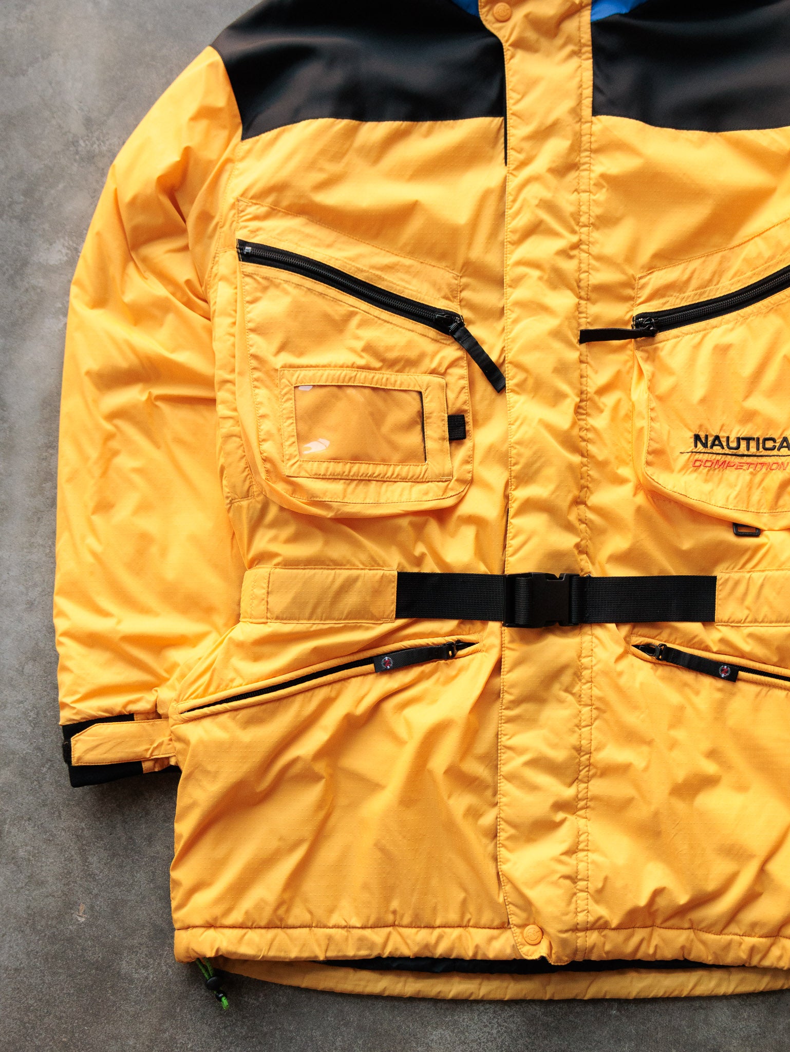 Vintage 90s Nautica Competition Technical Sailing Parka Jacket (L)