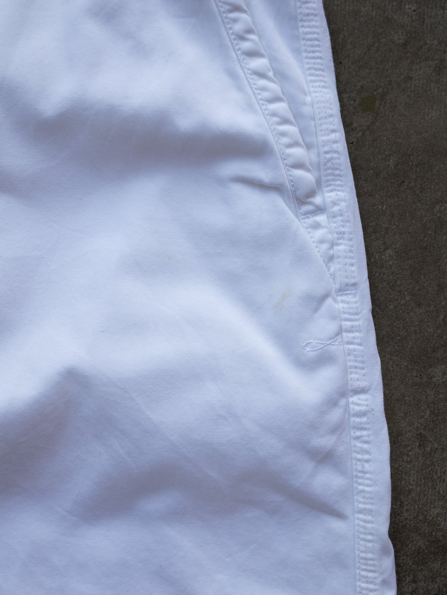 Vintage White Polo Ralph Lauren Chino Shorts (W35)