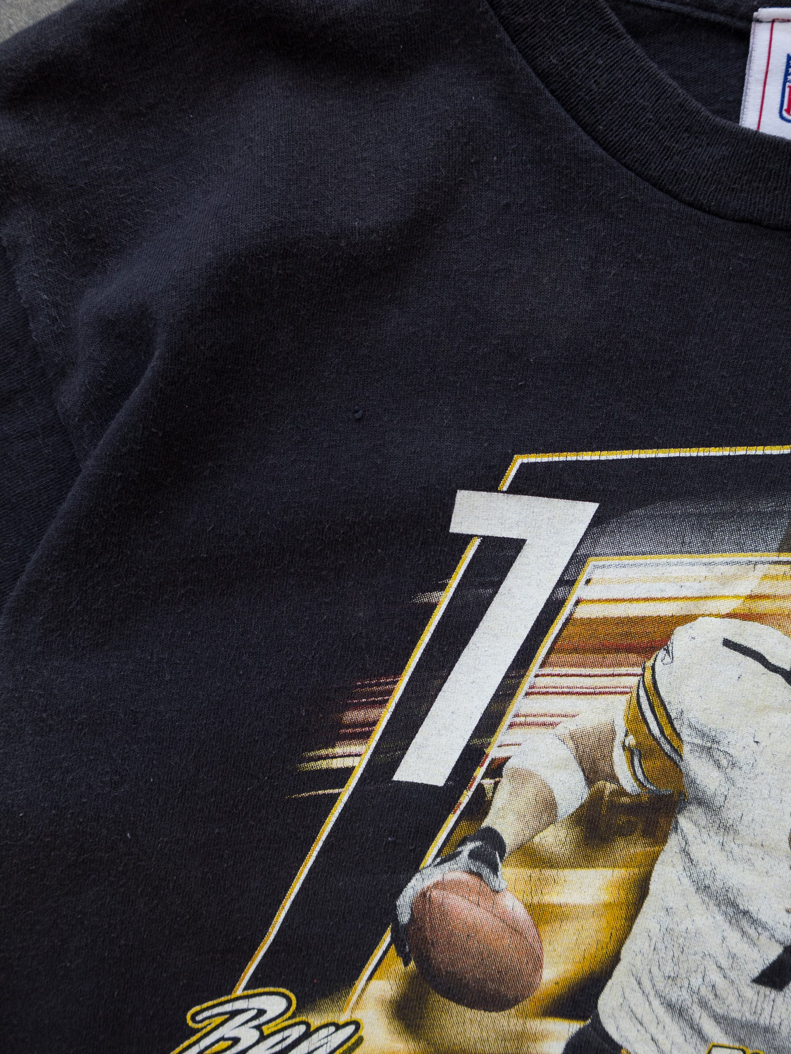 Vintage Black Pittsburgh Steelers Tee (14–16Y)