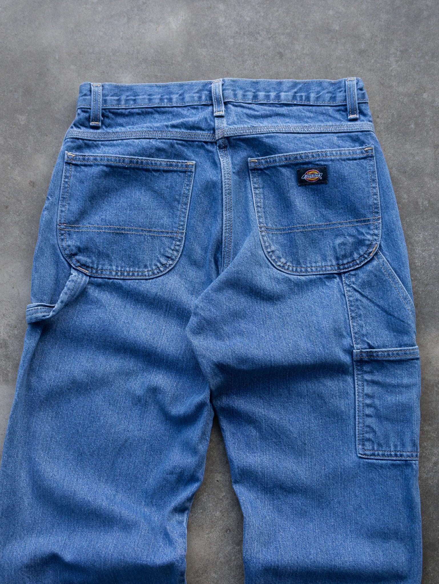 Vintage Dickies Mid-Wash Denim Carpenter Jeans (W30)