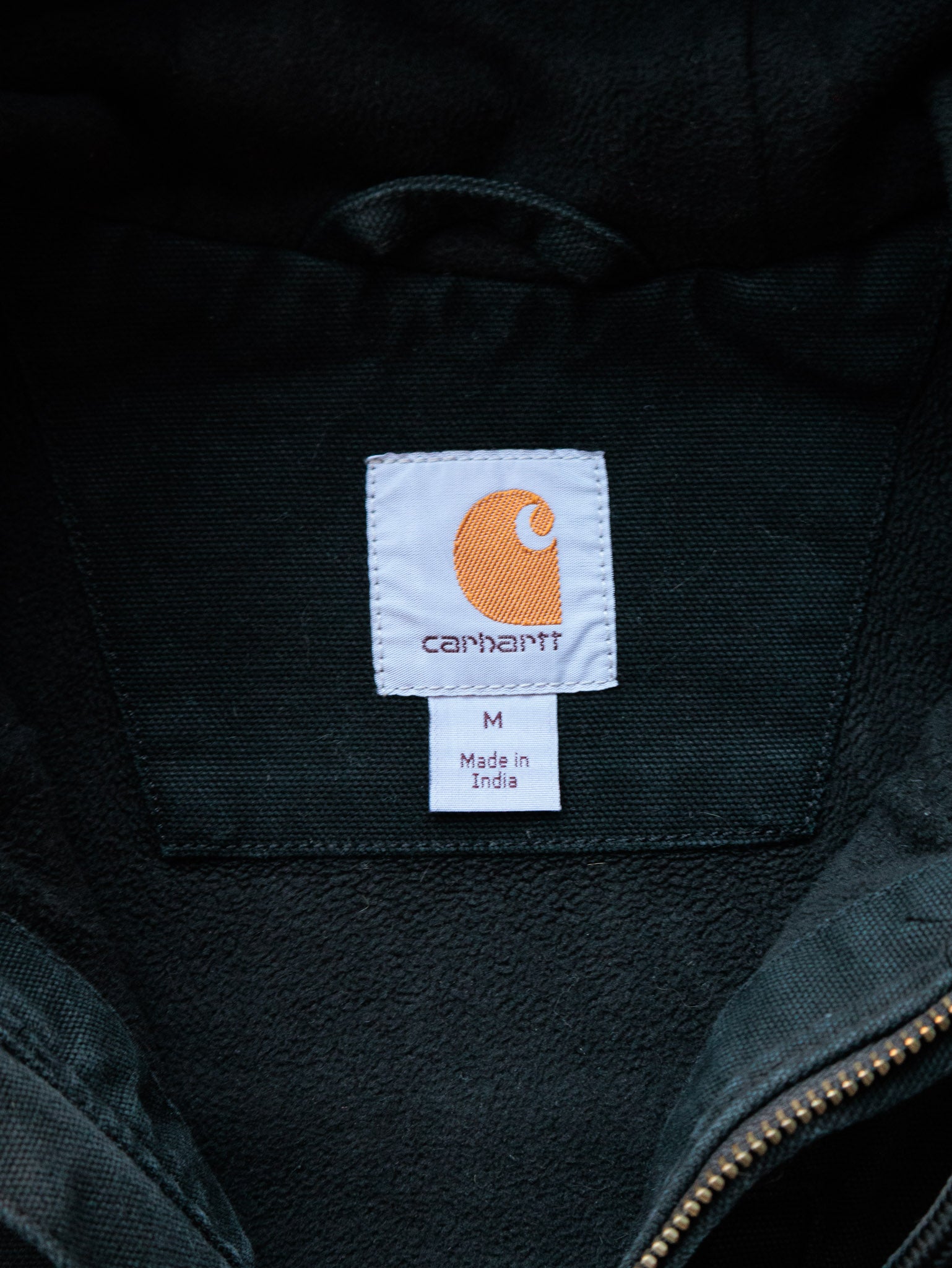 Vintage Carhartt Hooded Fleece-Lined Vest (M)