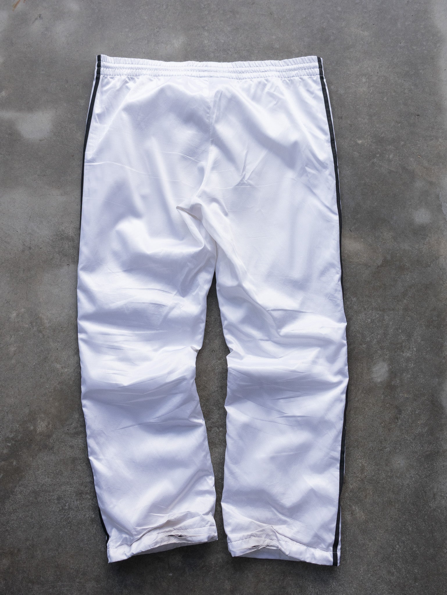Vintage White Adidas Track Pants (XL)