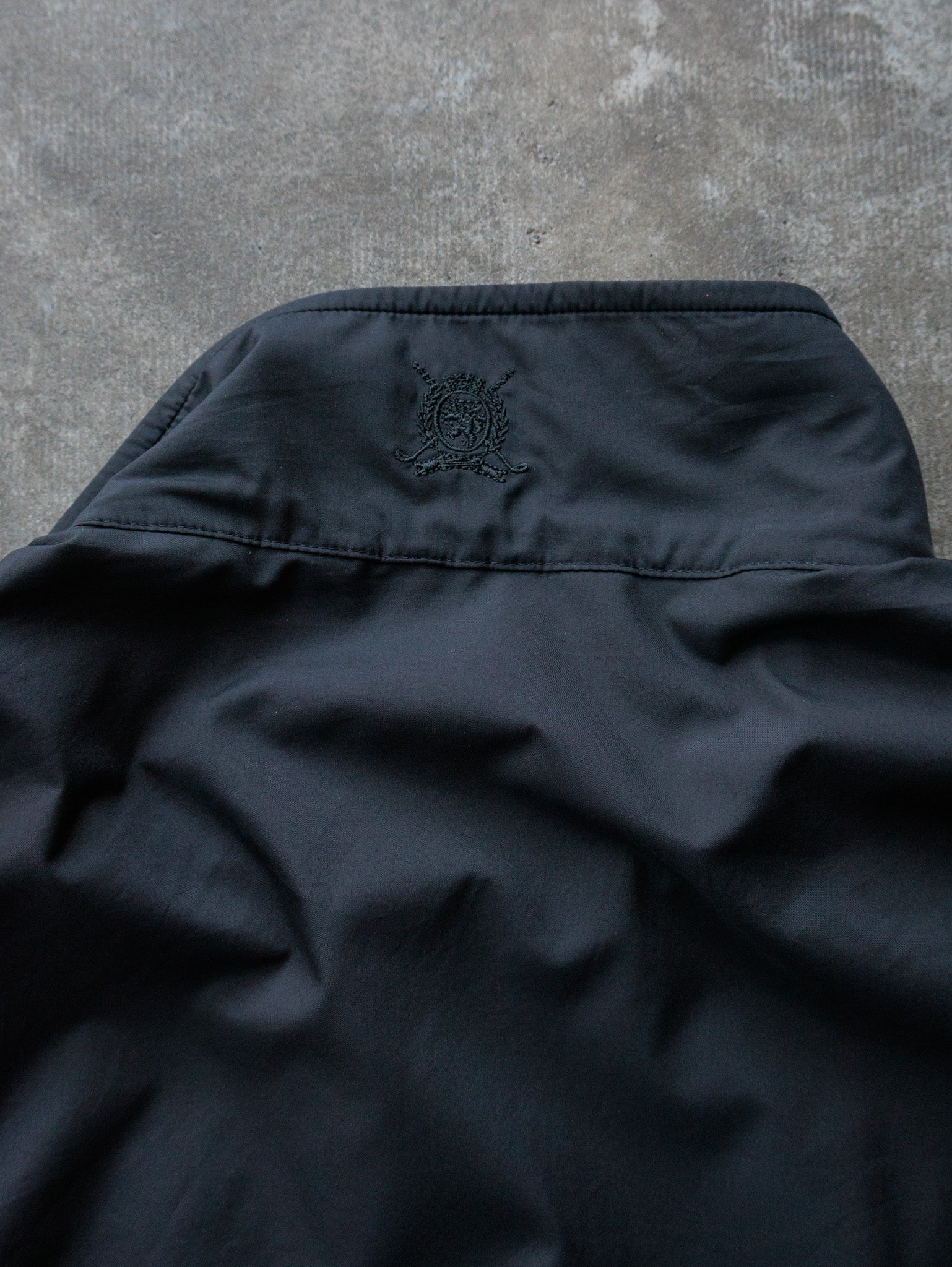 Vintage 00s Black Tommy Hilfiger Golf Jacket (XL)