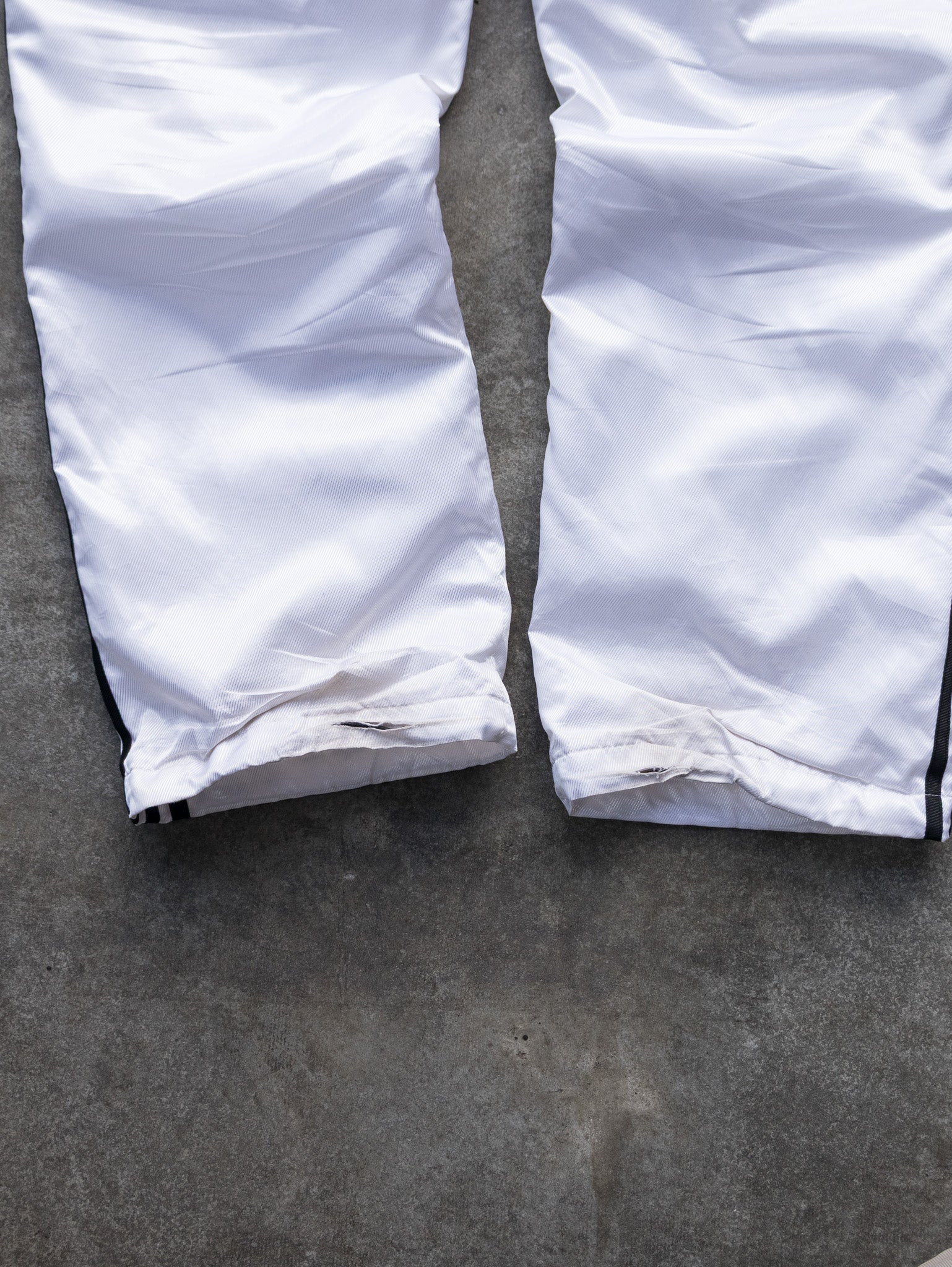 Vintage White Adidas Track Pants (XL)