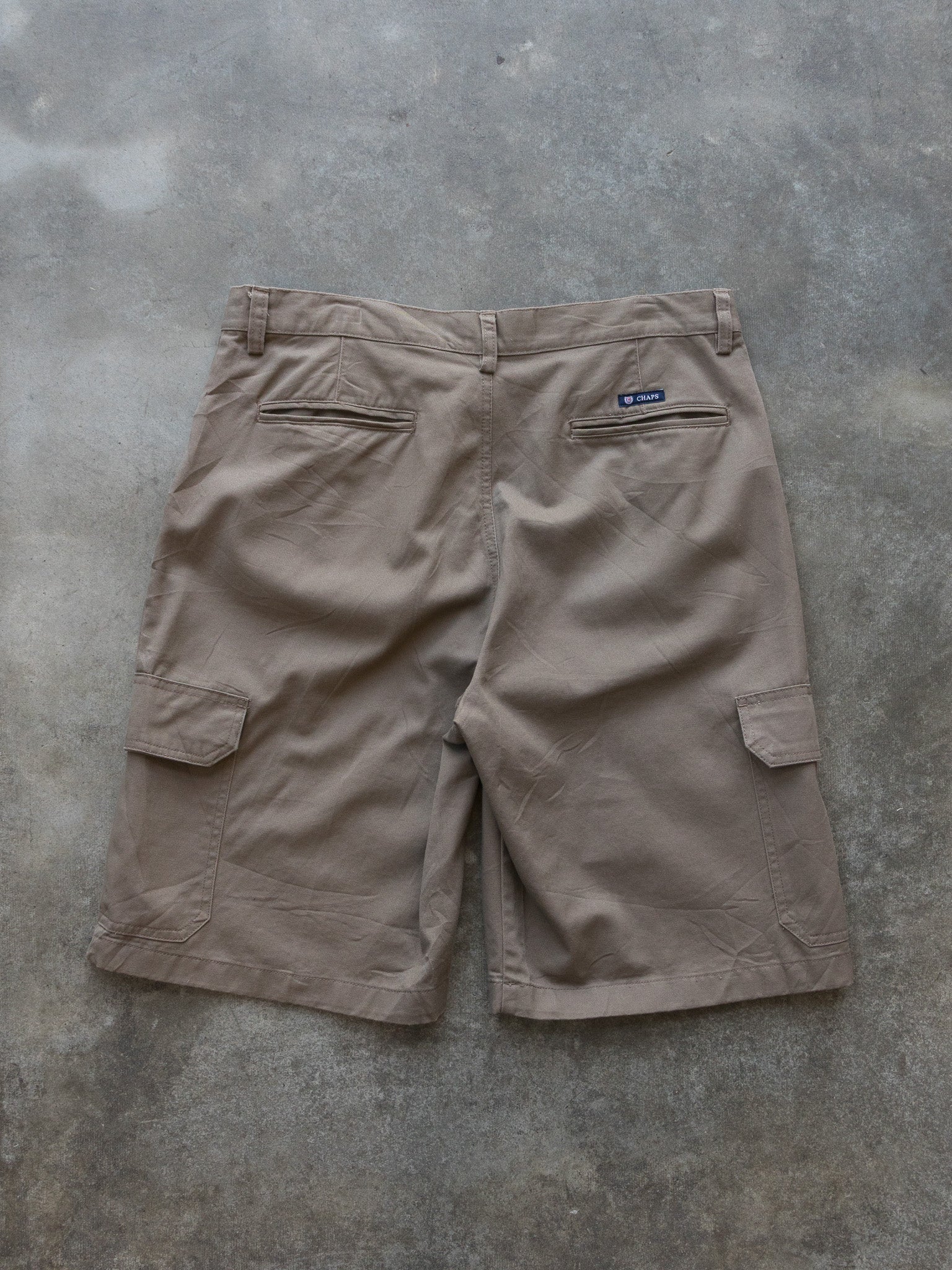 Vintage 00s Brown Chaps Ralph Lauren Cargo Shorts (W34)