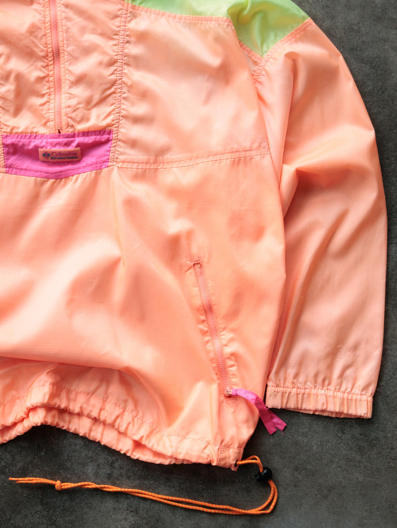 Vintage 90s Neon Columbia Jacket (Women's L)