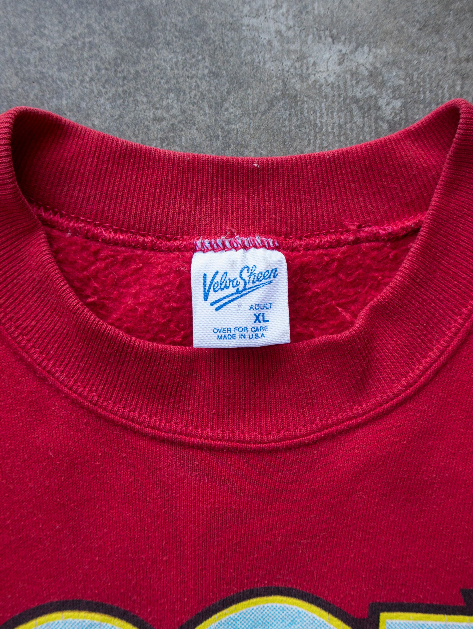 Vintage 90s Red Goofy Sweatshirt (XL)