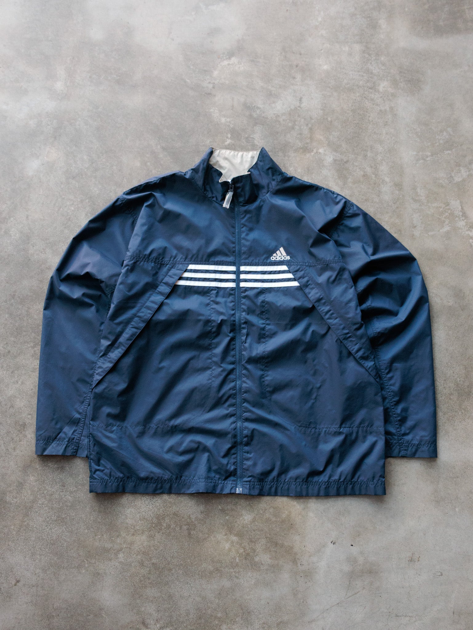 Vintage 00s Navy Adidas Track Jacket (L)