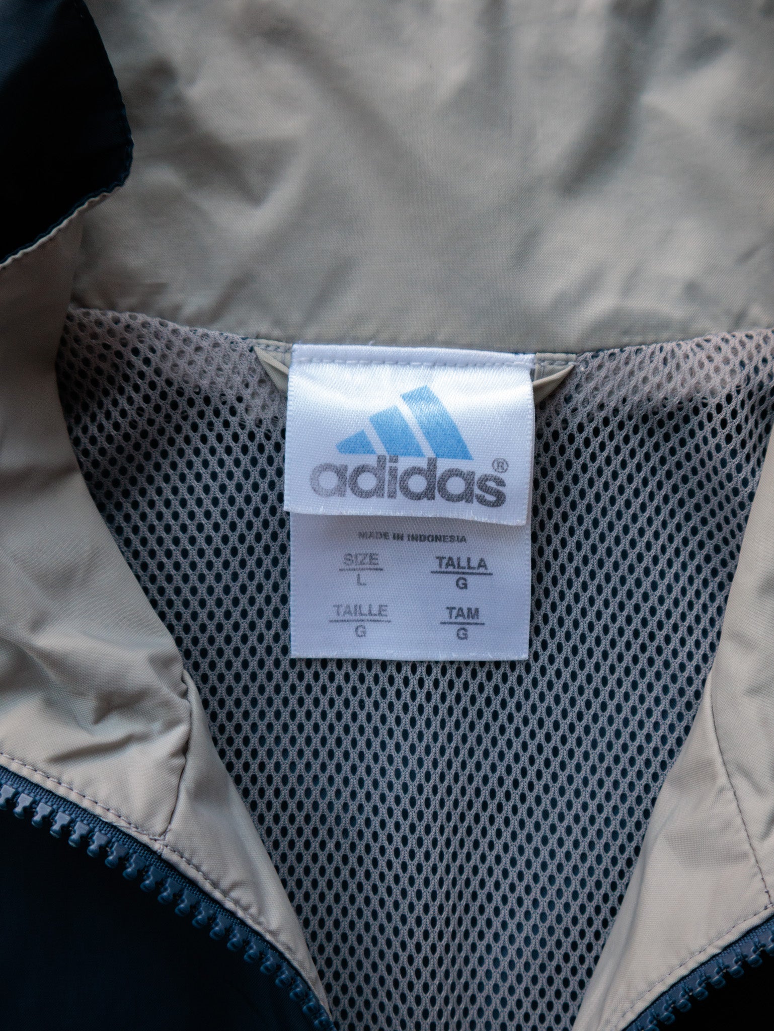 Vintage 00s Navy Adidas Track Jacket (L)