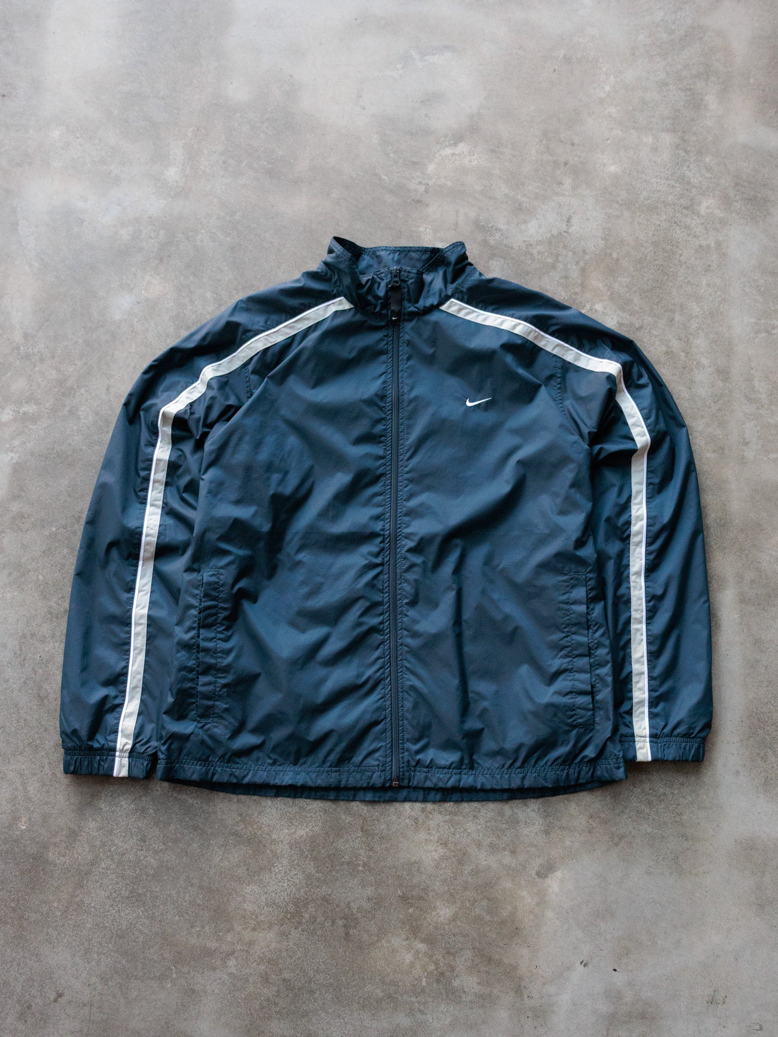 Vintage 00s Navy Nike Track Jacket (L)