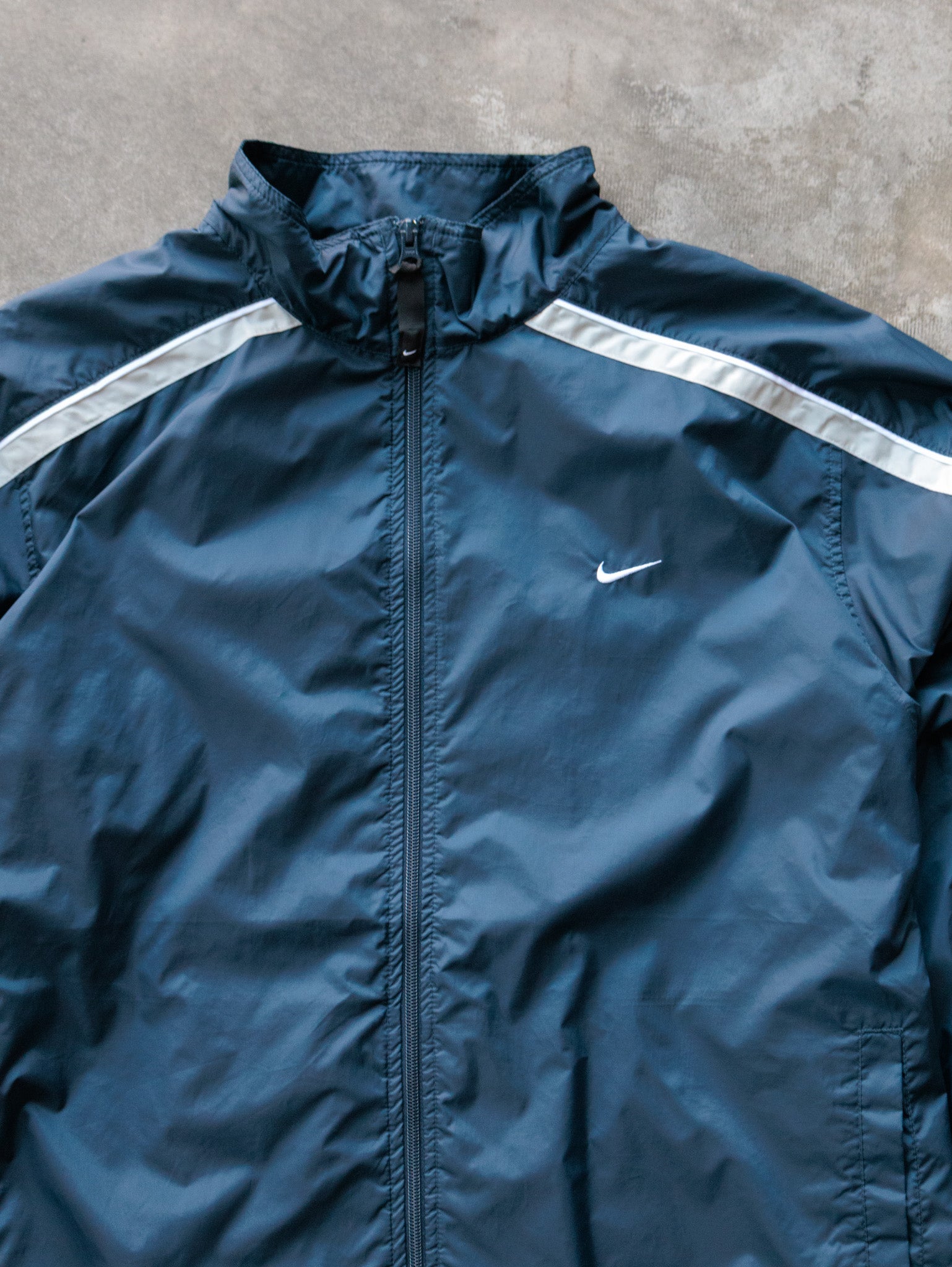 Vintage 00s Navy Nike Track Jacket (L)