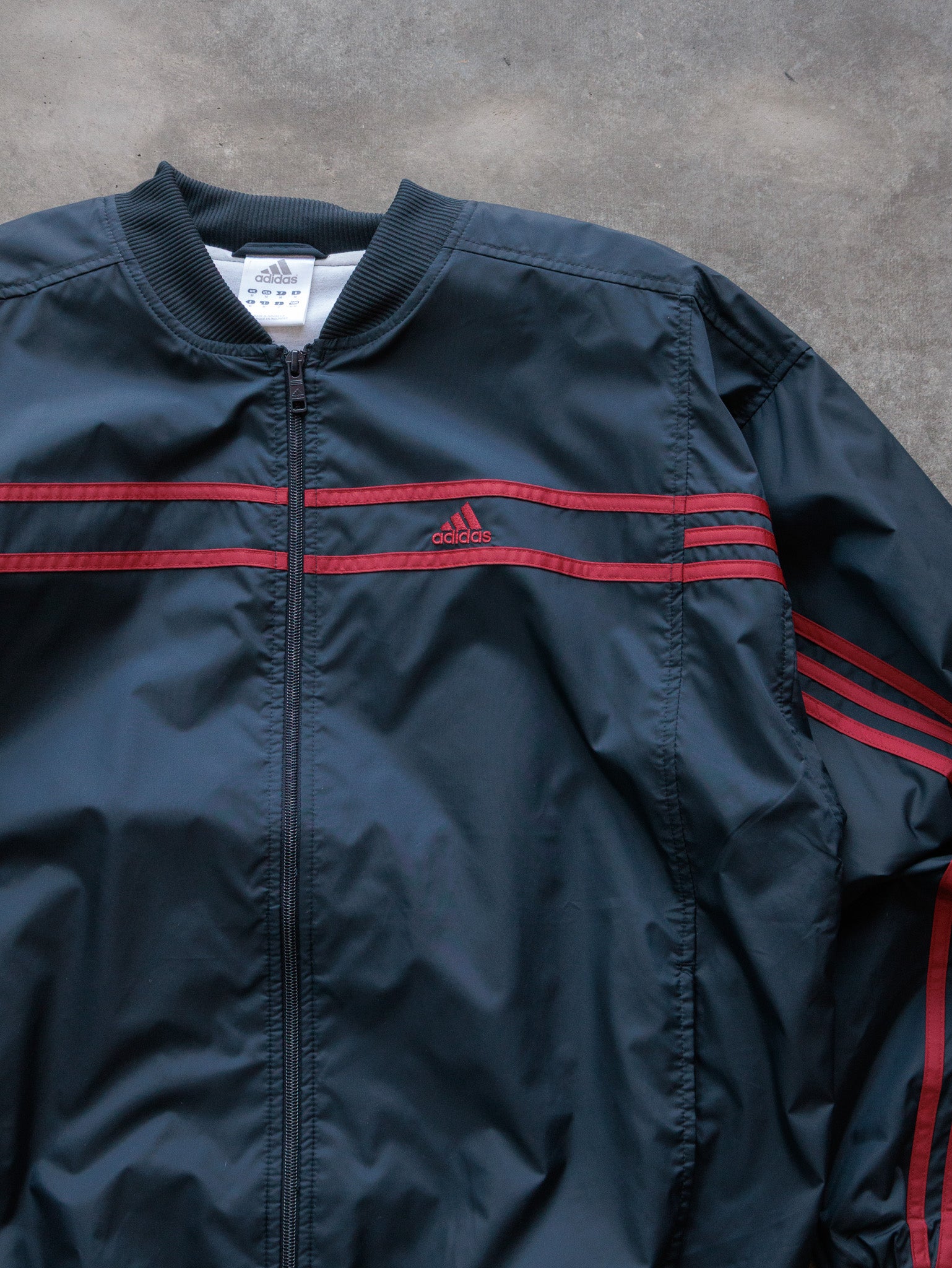 Vintage 00s Black Adidas Track Jacket (M)