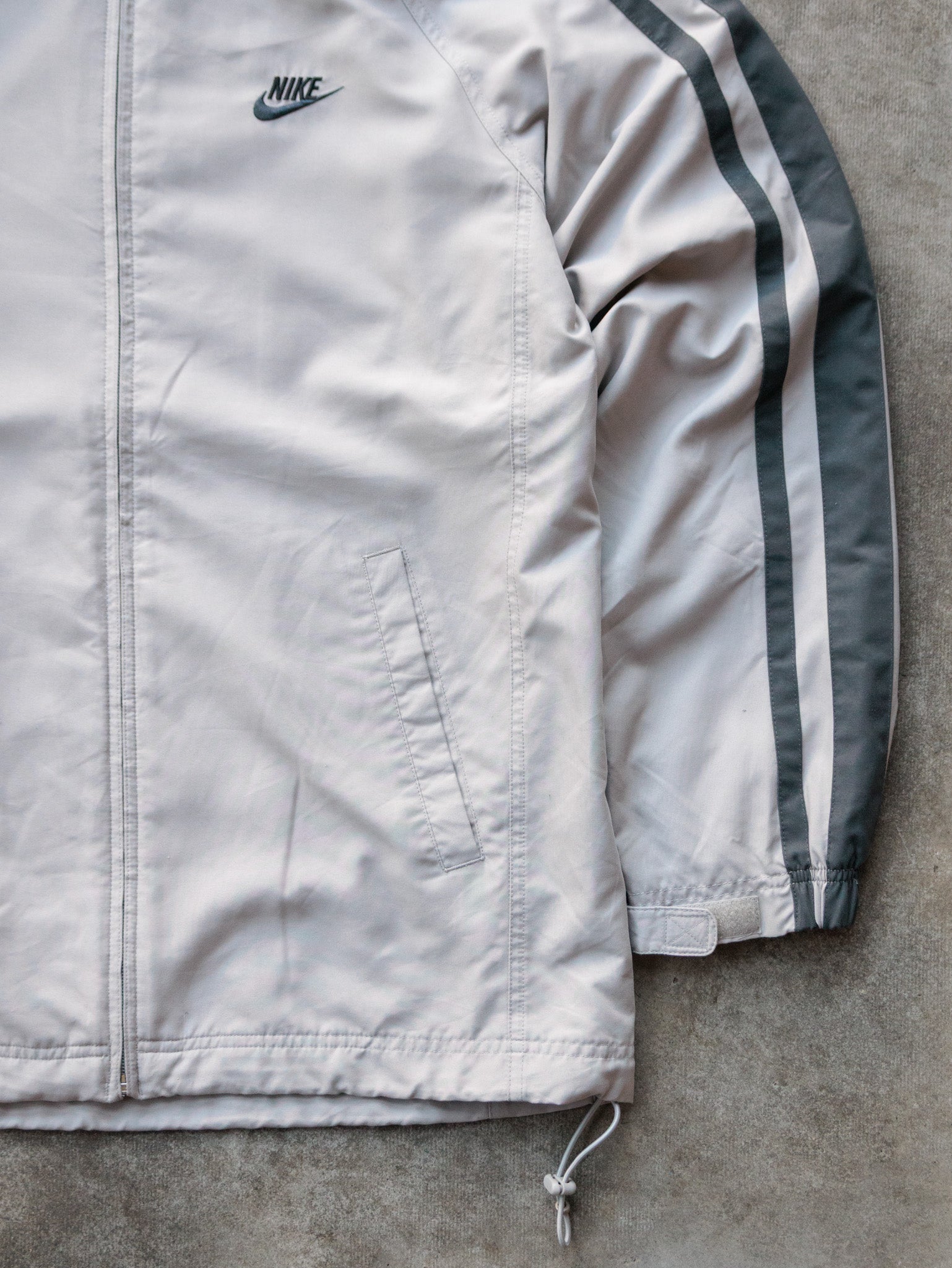 Vintage 00s Beige Nike Track Jacket (M)